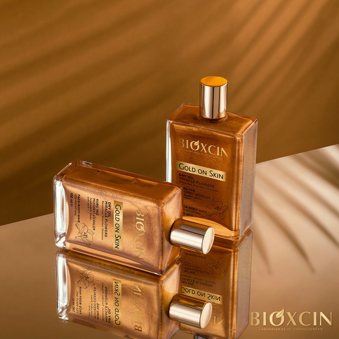Bioxcin Gold On Skin Goudglanzende Droge Olie – 100 ml