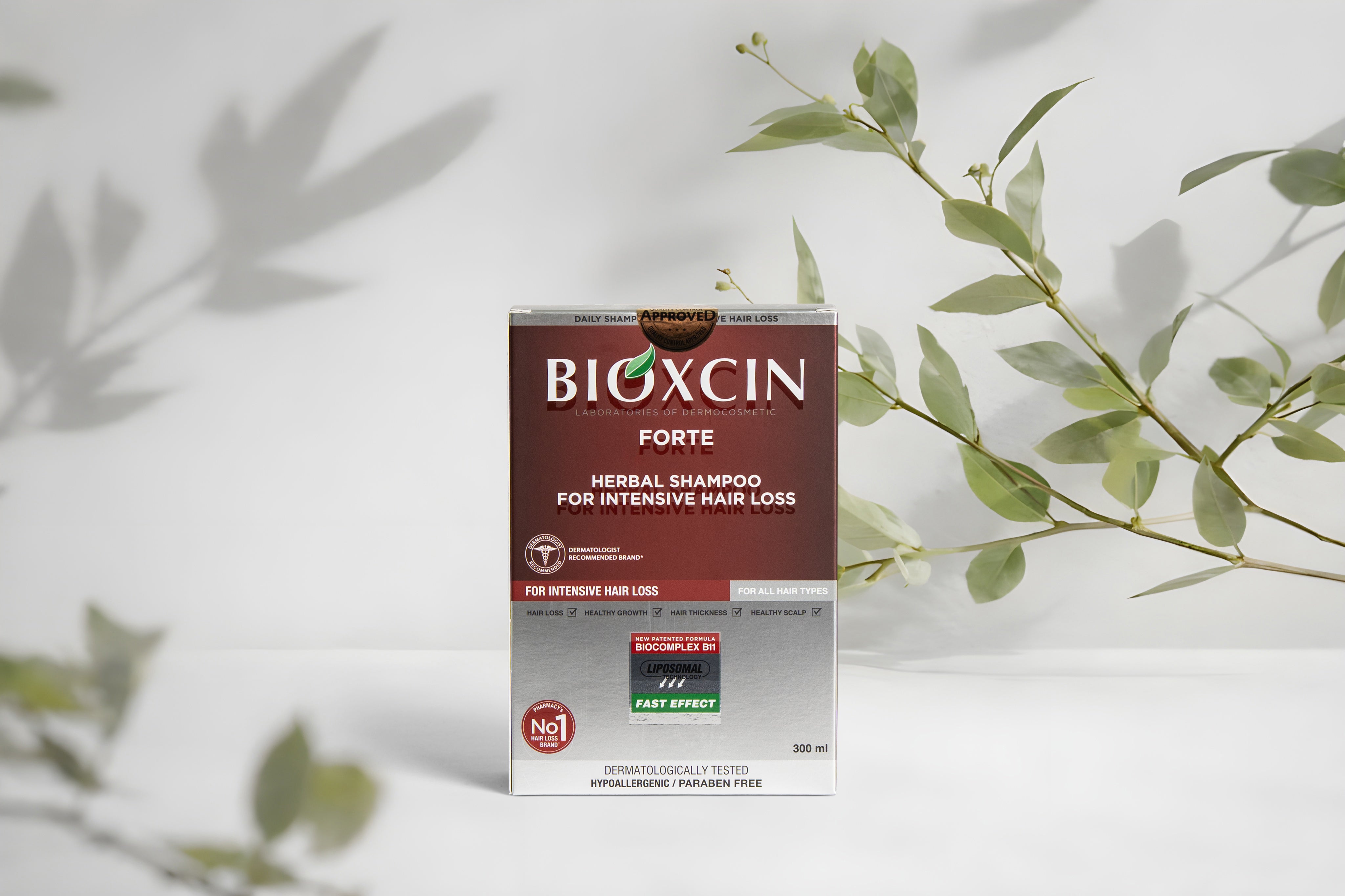 Bioxcin Forte Shampoo - Tegen Haaruitval - 300 ml
