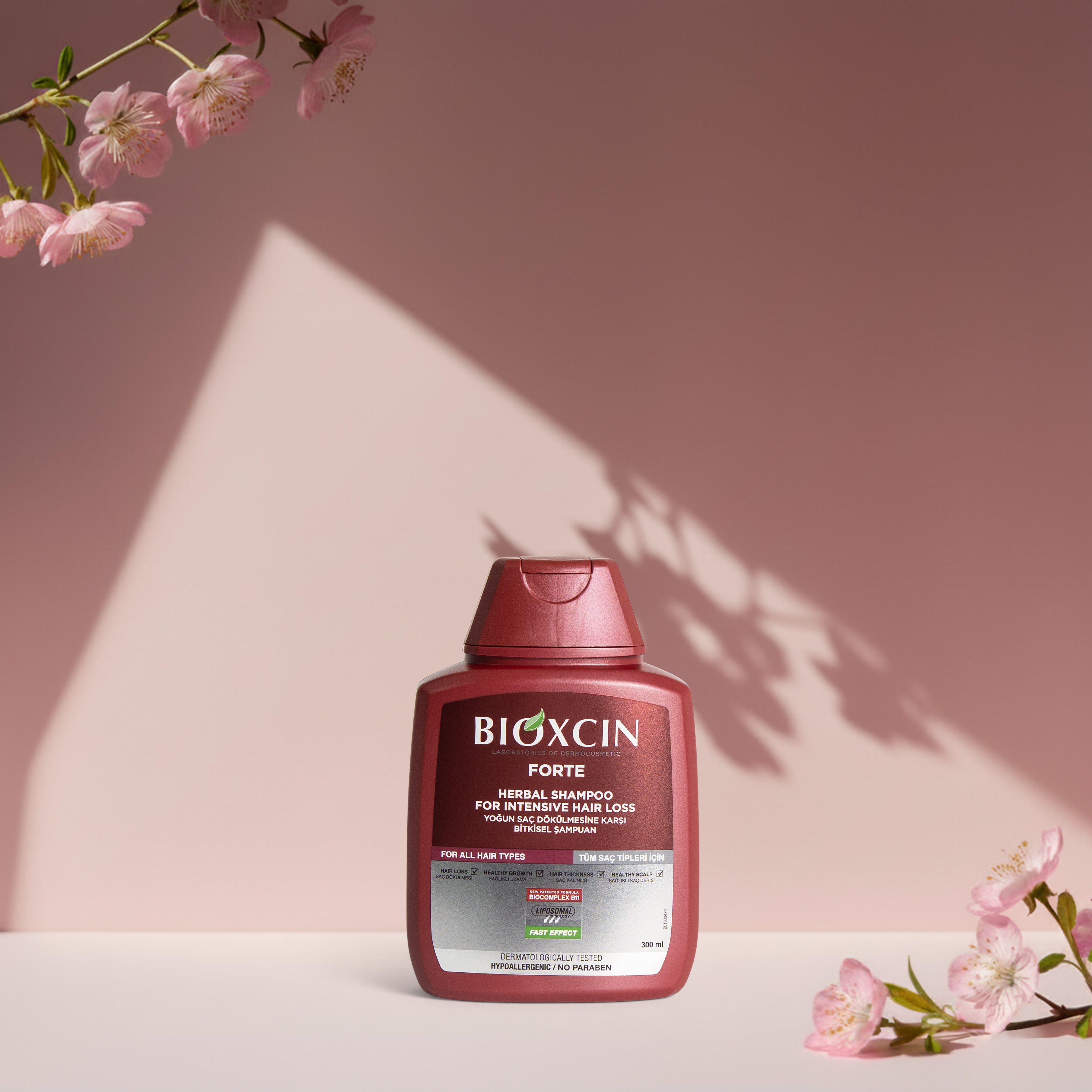 Bioxcin Forte Shampoo - Tegen Haaruitval - 300 ml