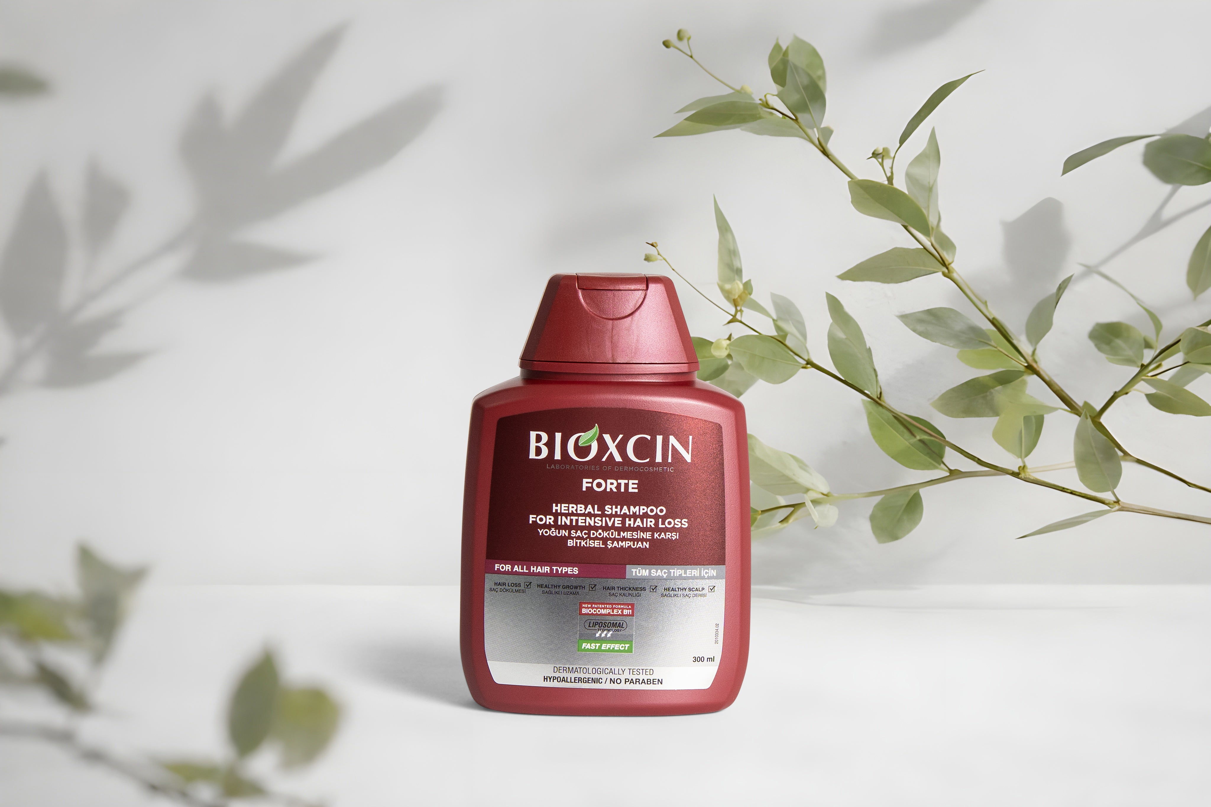 Bioxcin Forte Shampoo - Tegen Haaruitval - 300 ml