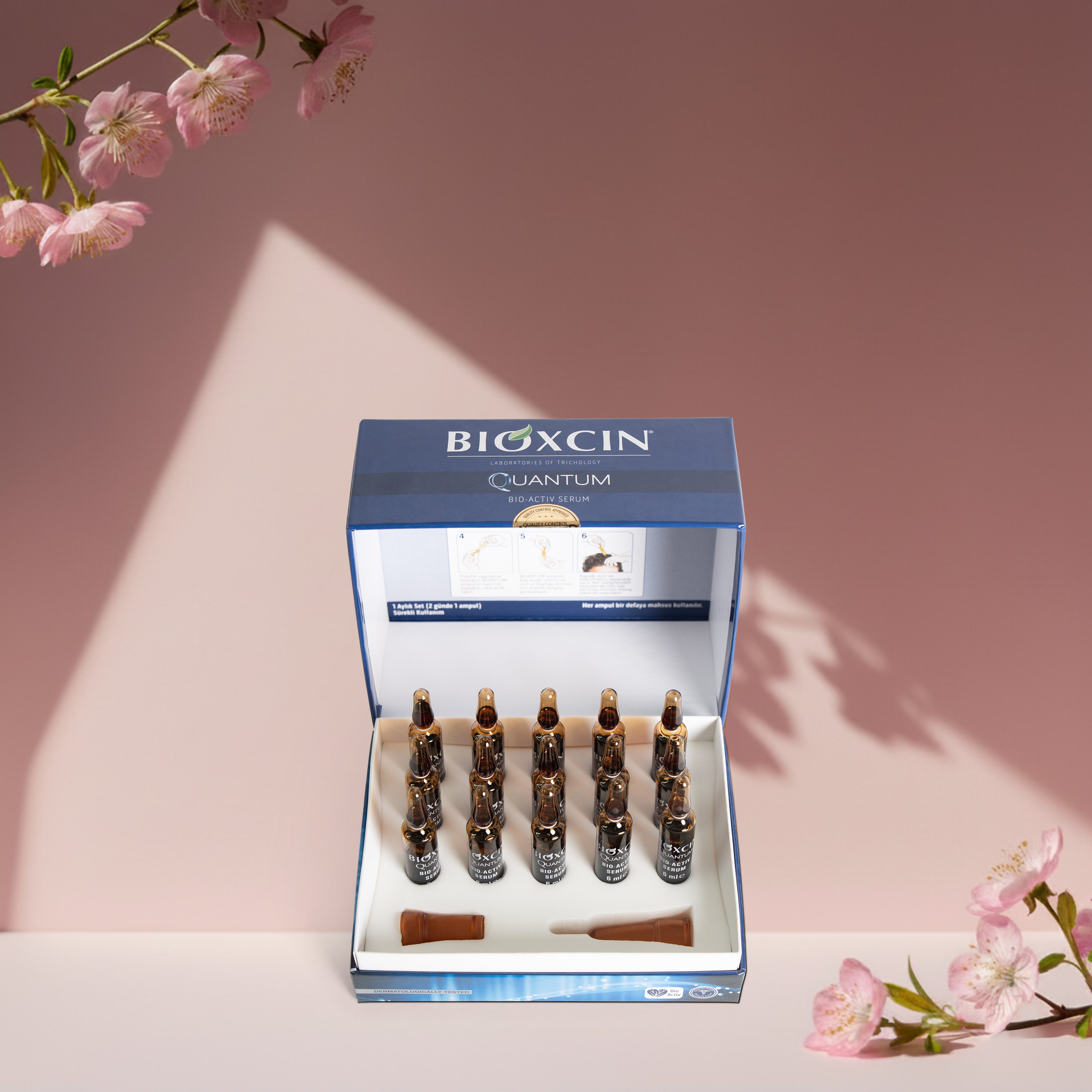 Bioxcin Quantum Serum Ampullen – Maandkuur tegen haaruitval – 15 x 6 ml