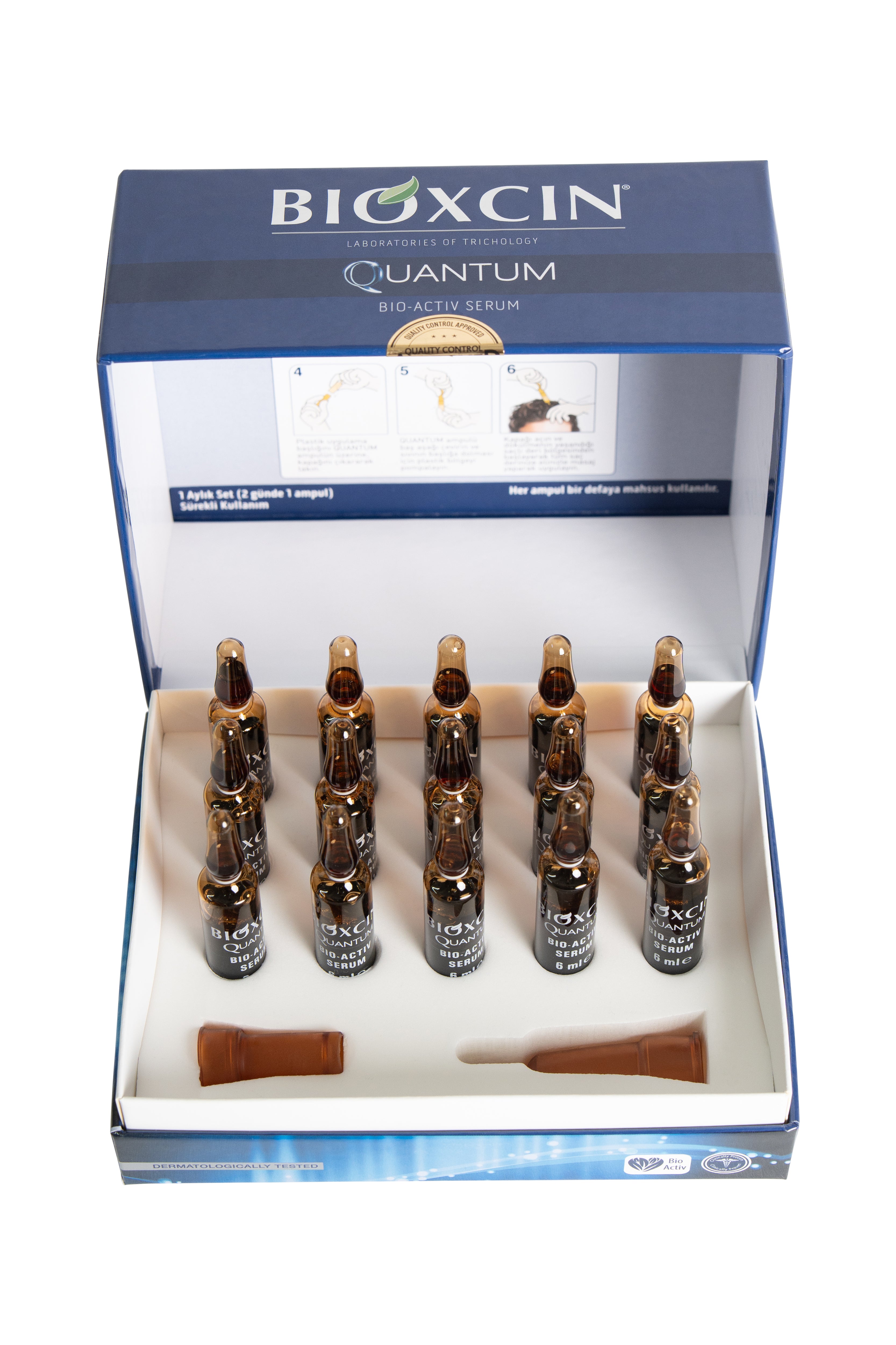 Bioxcin Quantum Serum Ampullen – Maandkuur tegen haaruitval – 15 x 6 ml