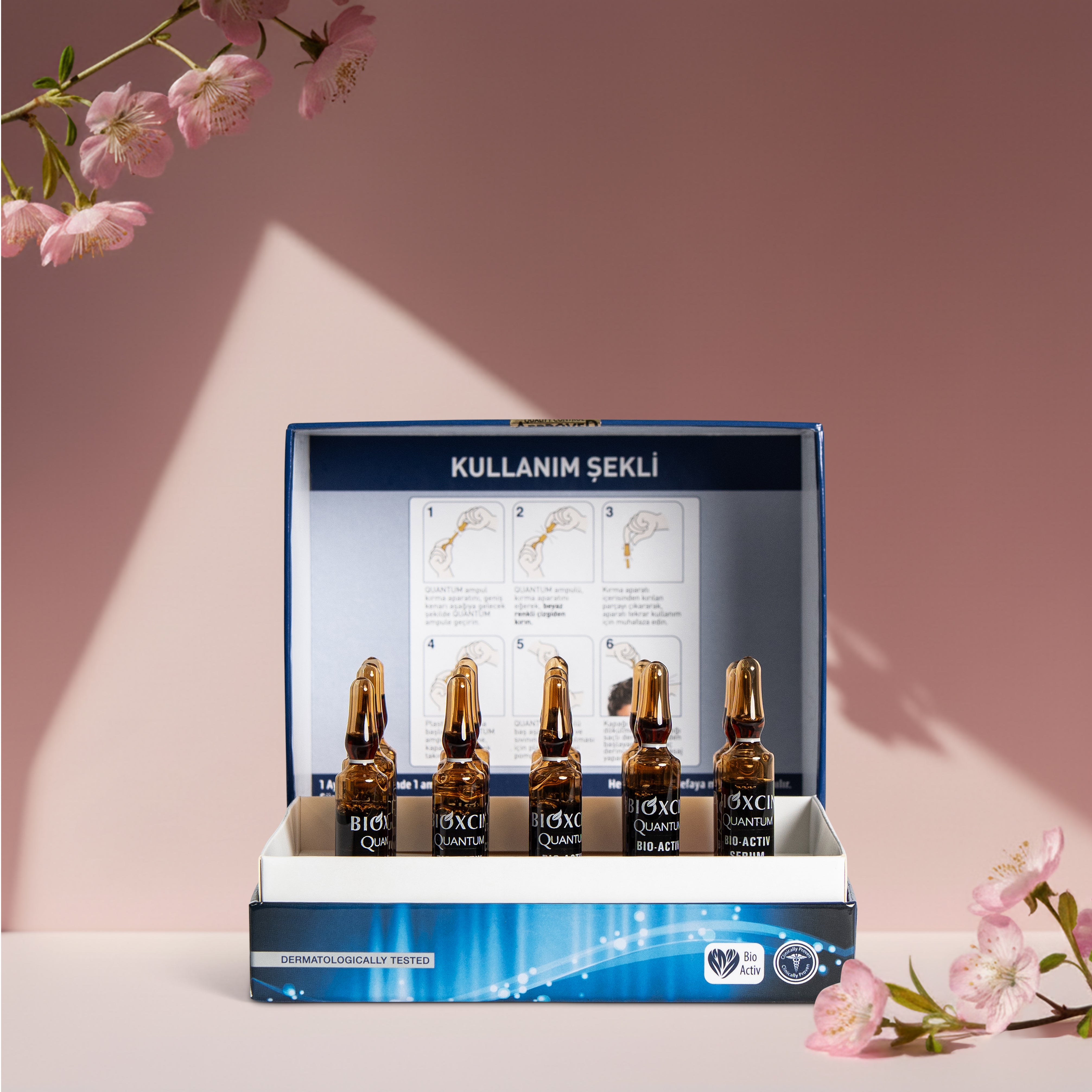 Bioxcin Quantum Serum Ampullen – Maandkuur tegen haaruitval – 15 x 6 ml