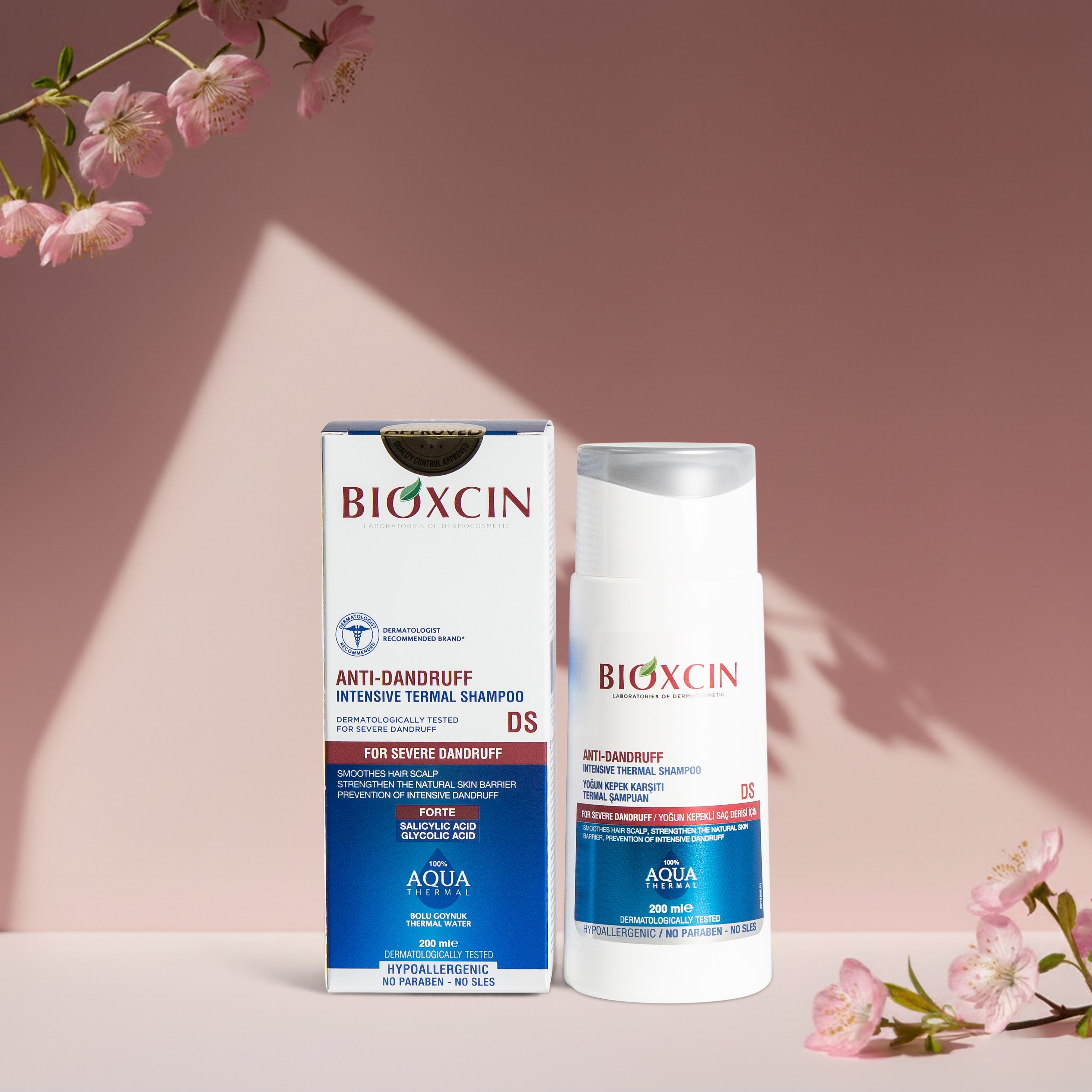 Bioxcin DS Aqua Thermal Shampoo – Anti-Dandruff  – 200 ml