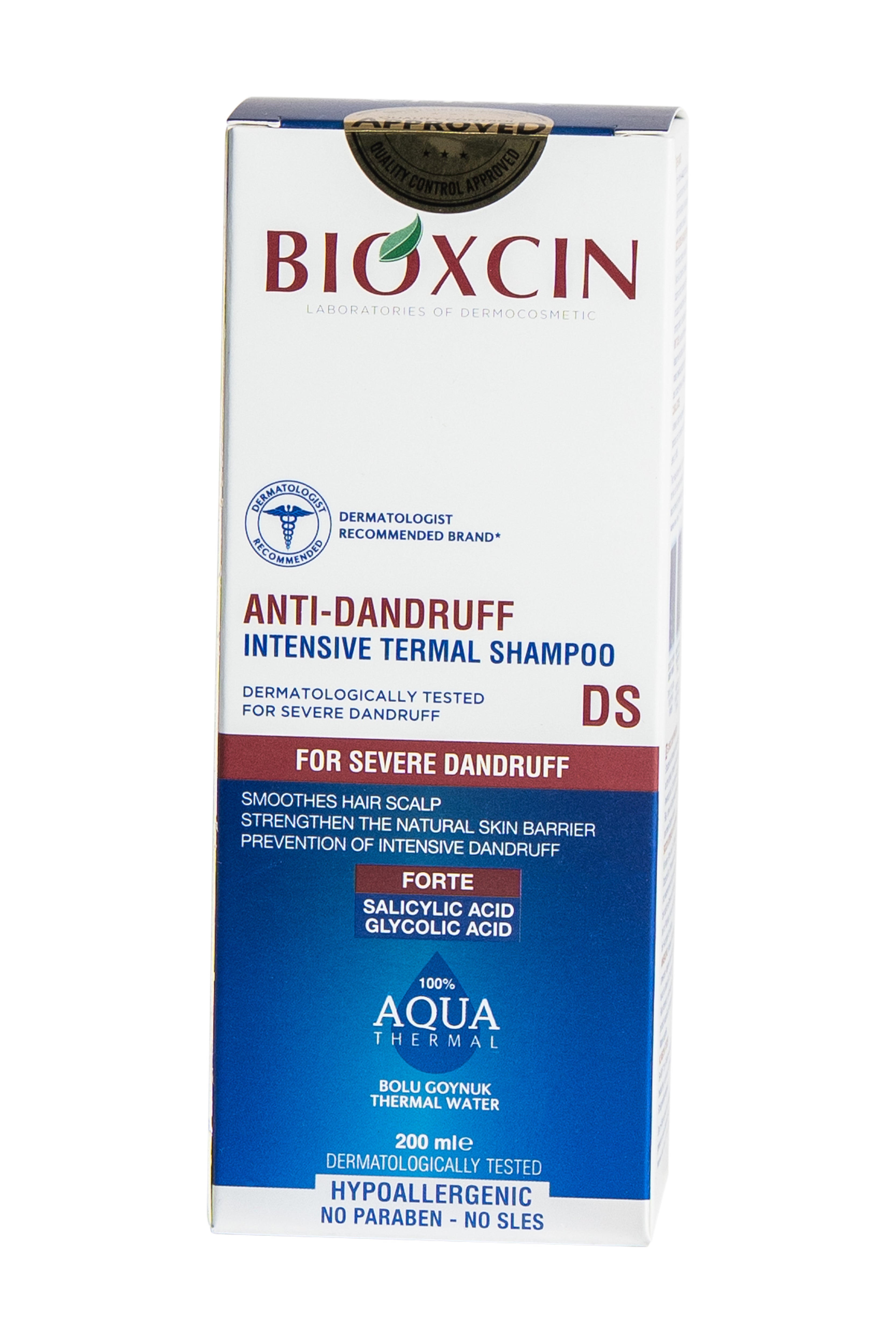 Bioxcin DS Aqua Thermal Shampoo – Anti-Dandruff  – 200 ml