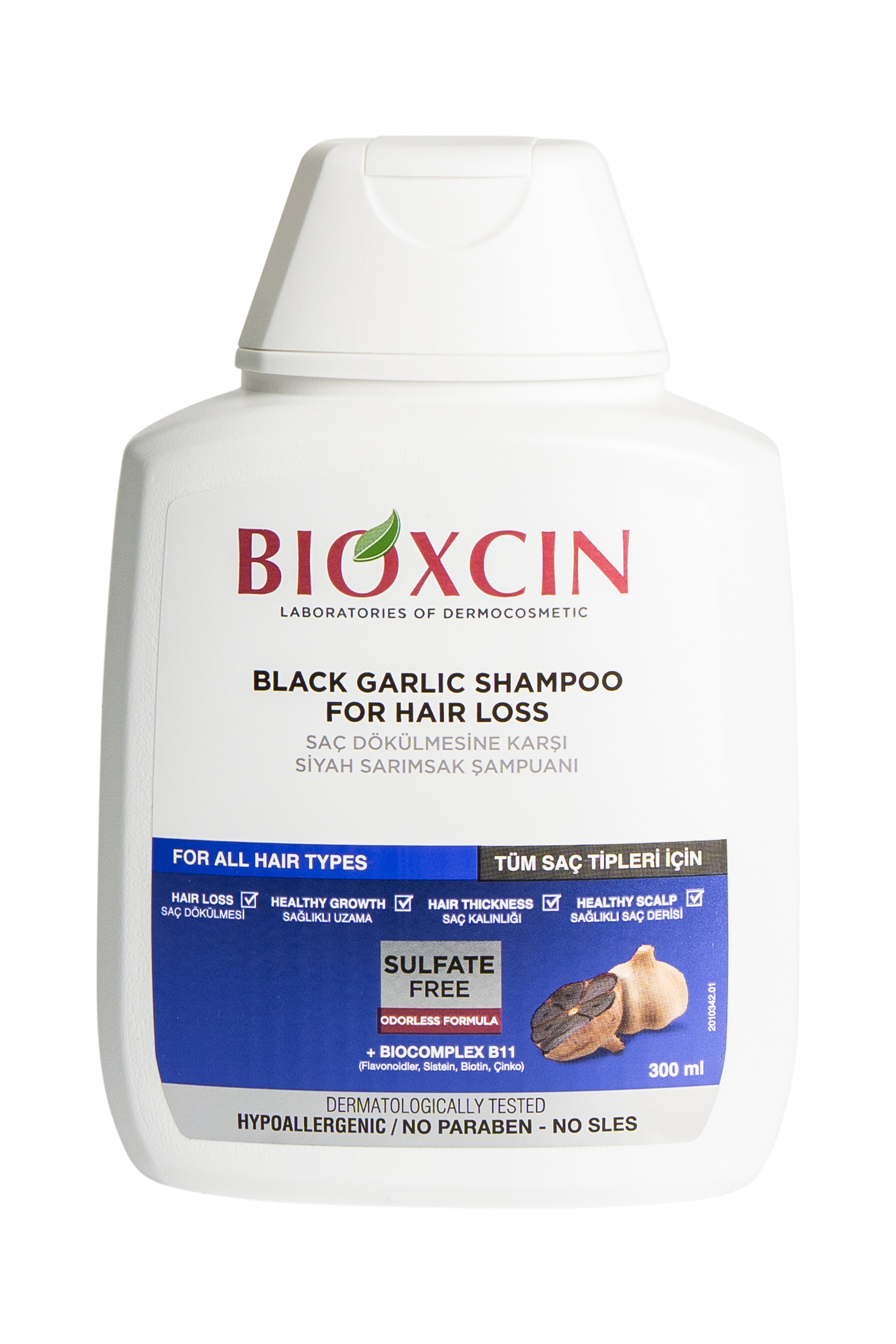Bioxcin Black Garlic Shampoo - Tegen haaruitval - 300 ml