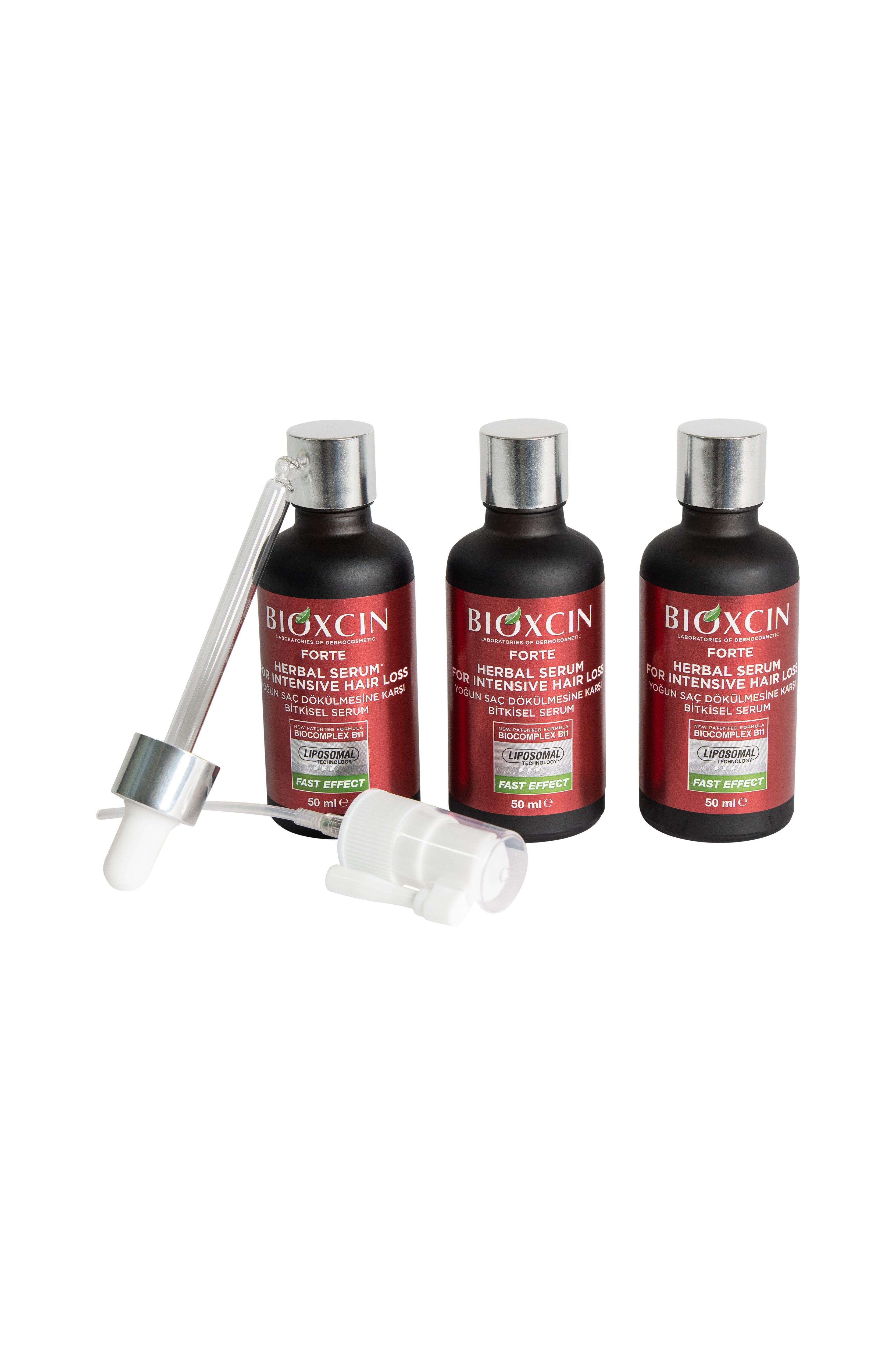 Bioxcin Forte Haarserum – Tegen haaruitval – 3 x 50ml