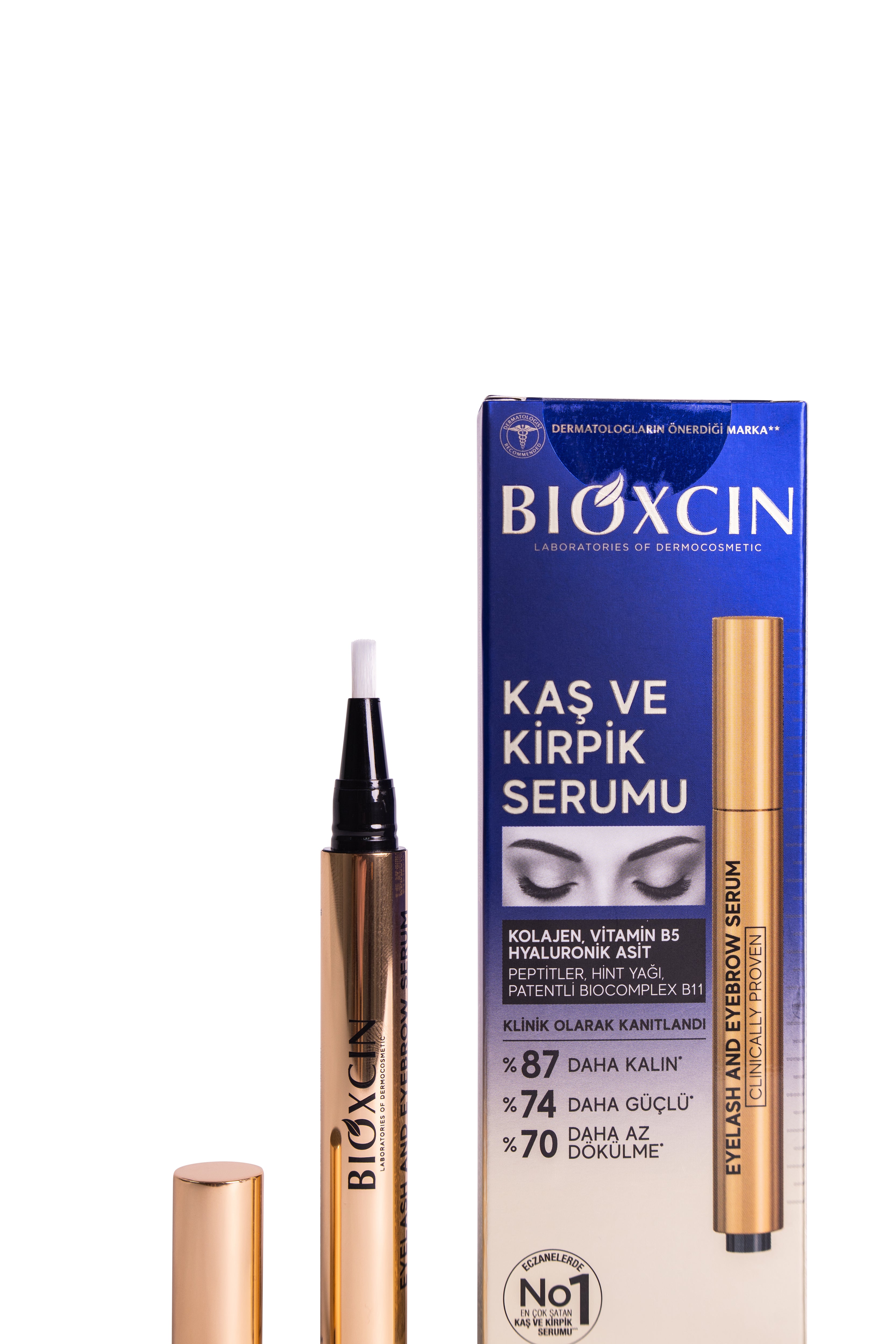 Bioxcin Wimper- en Wenkbrauwserum - Versterkend & Verzorgend - 3 ml