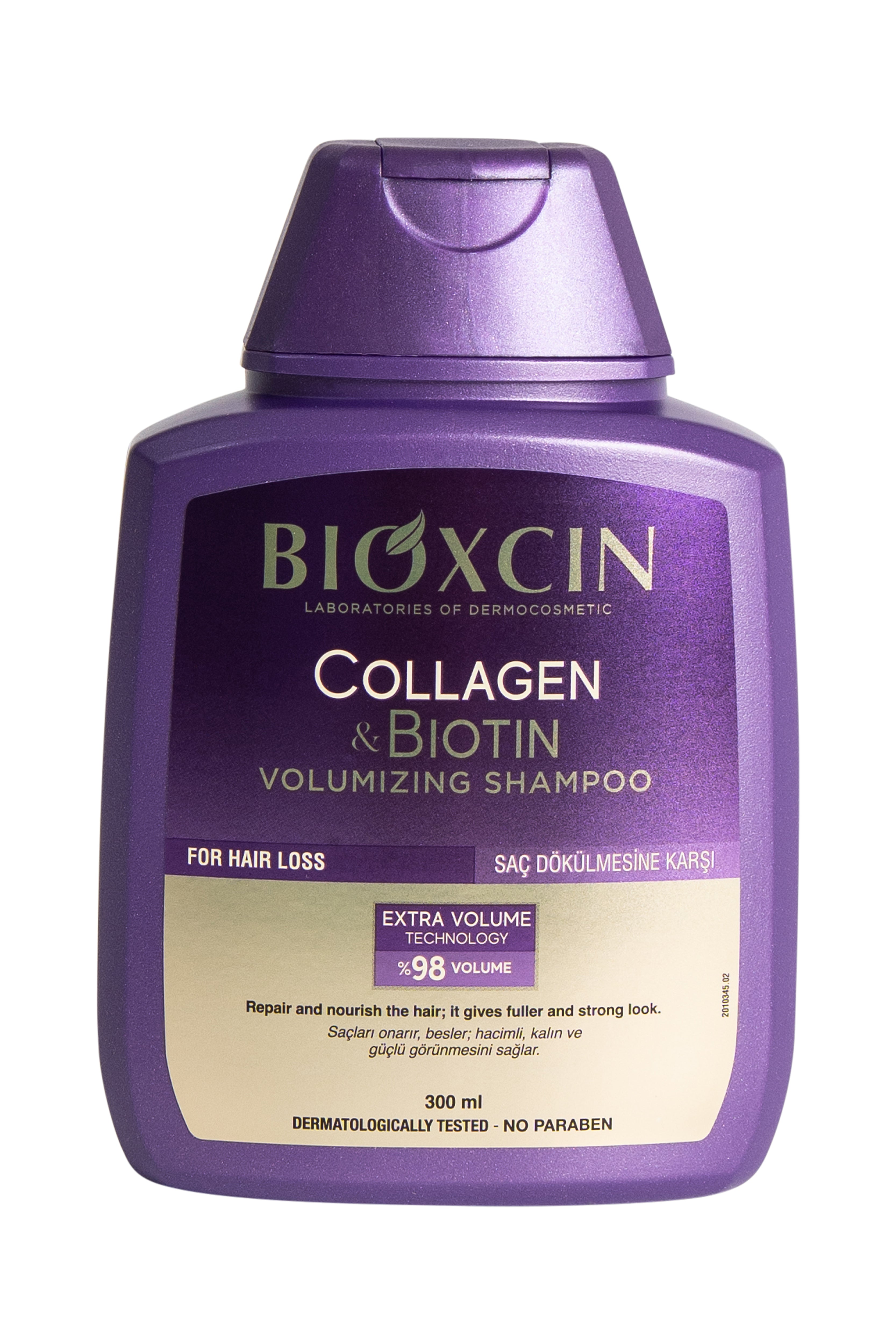 Bioxcin Collagen & Biotin Shampoing - Cheveux fins et clairsemés - 3 x 300 ml