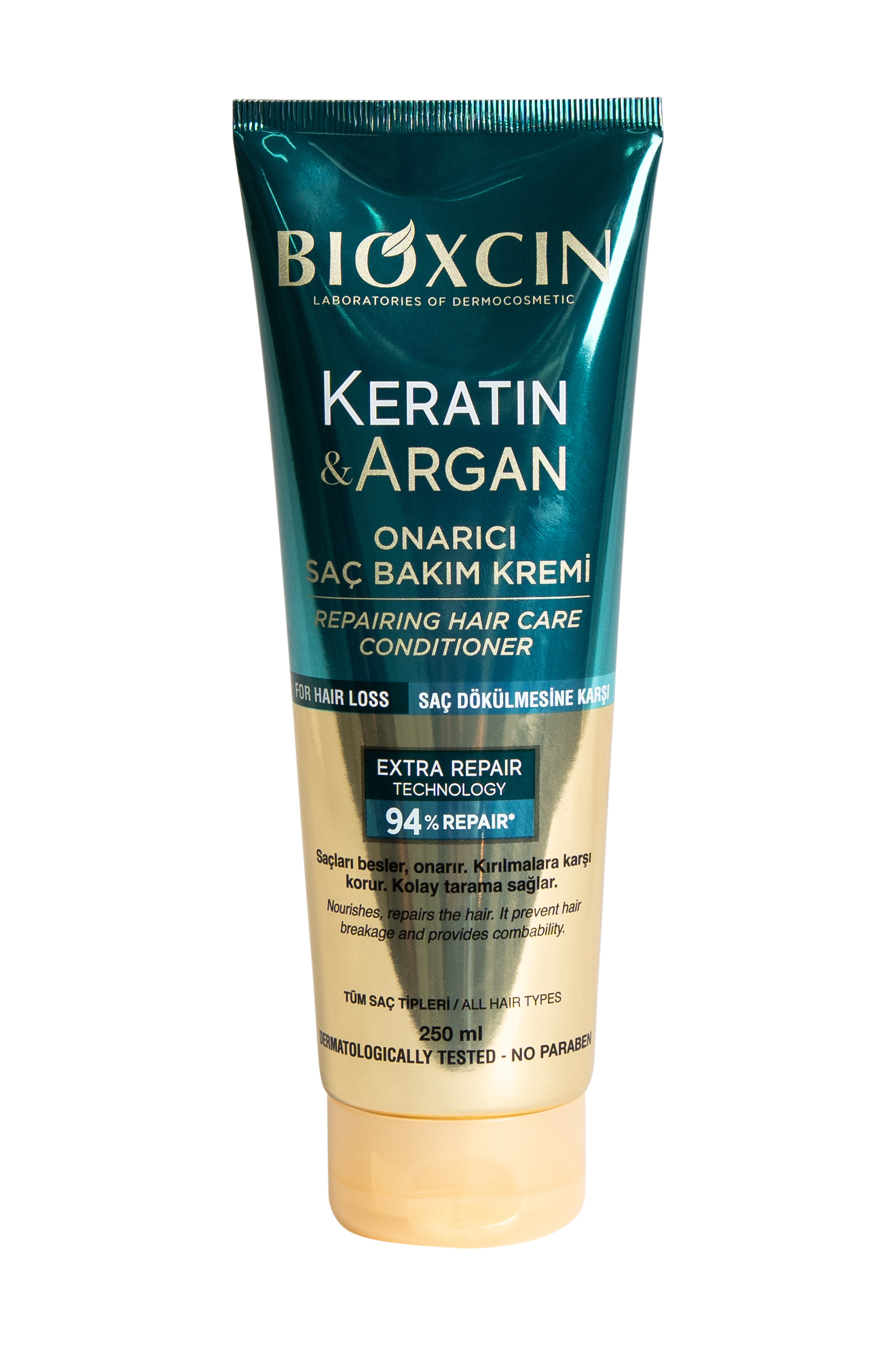 Bioxcin Keratin & Argan Crème Conditioner – Herstel & Glans - 250 ml