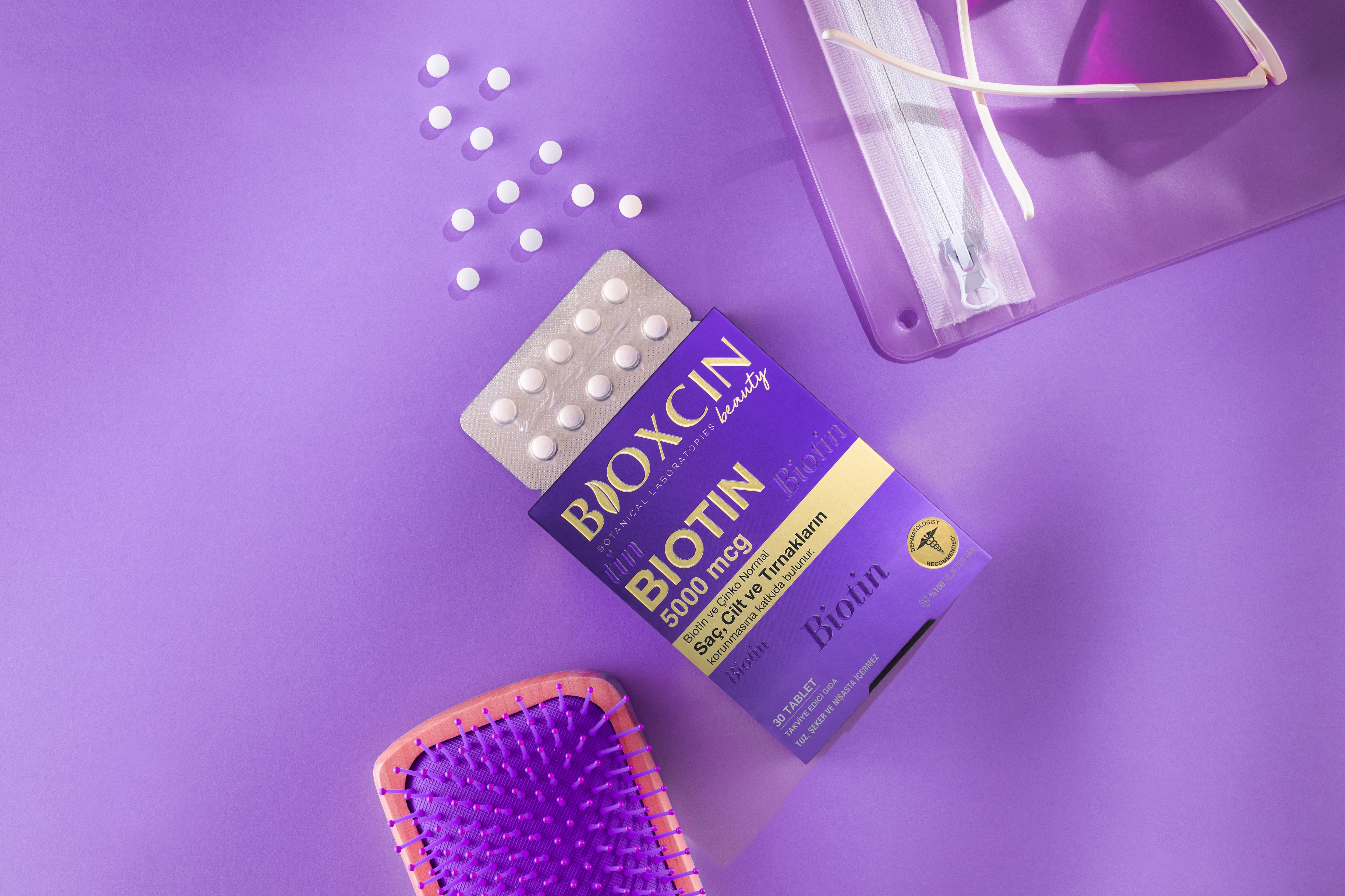 Bioxcin Biotin 5000 mcg – Haar, Huid & Nagels - 30 tabletten