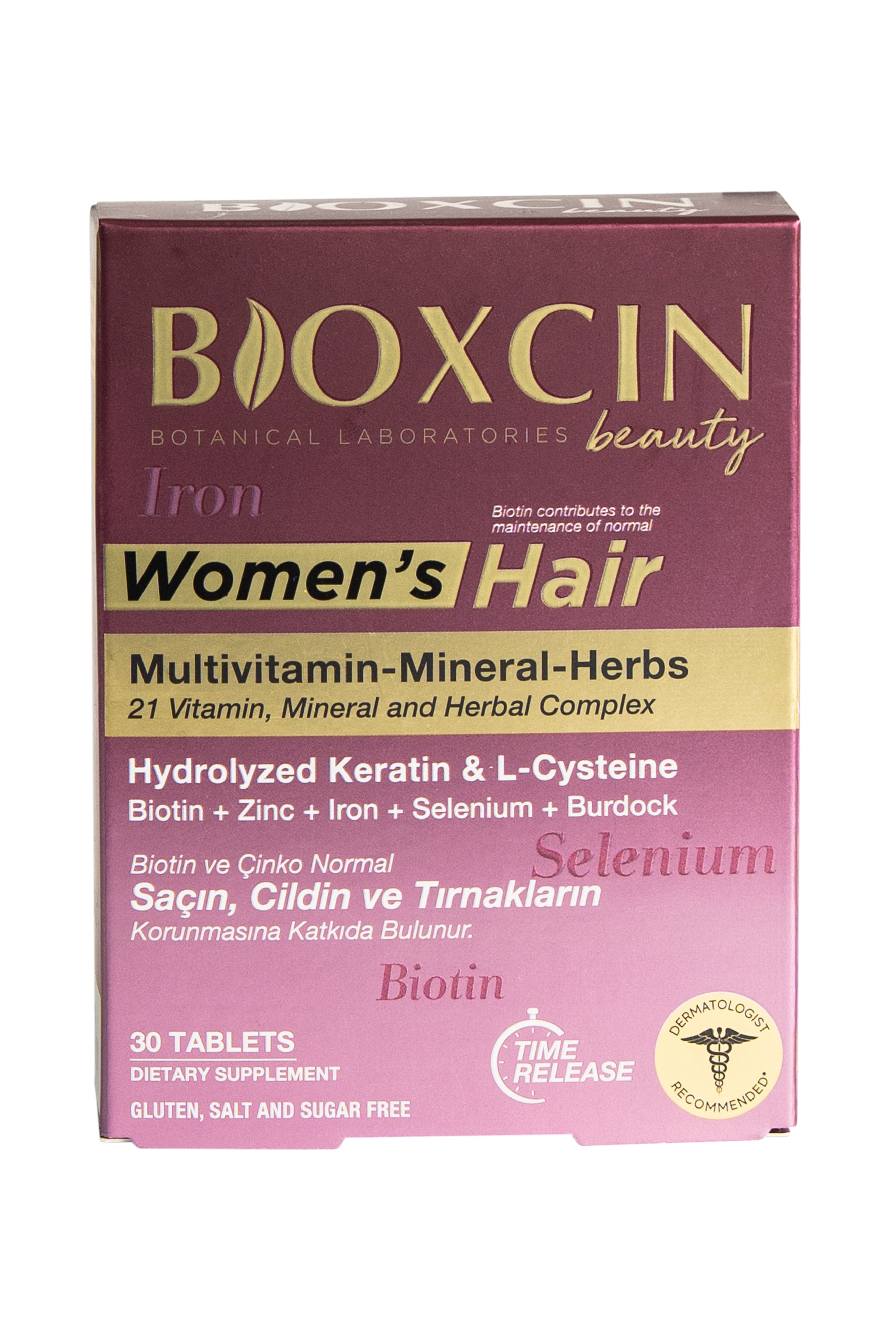 Bioxcin Women's Hair Tablets – Voor Haargezondheid - 30 stuks