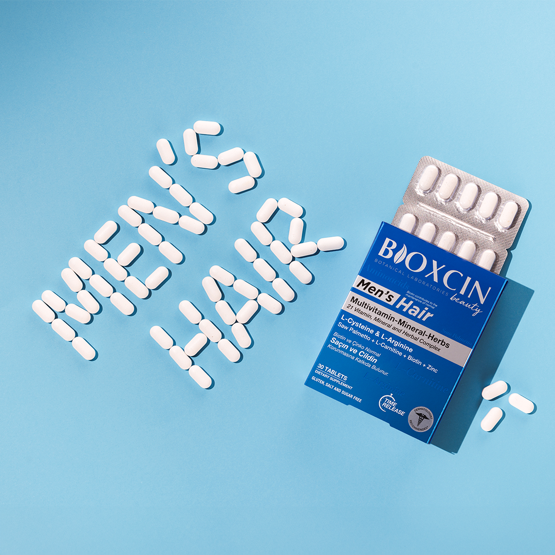 Bioxcin Men's Hair Tablets – Pour la santé des cheveux - 30 pièces