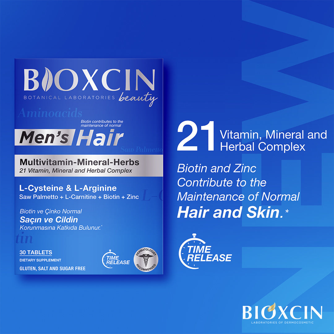 Bioxcin Men's Hair Tablets – Pour la santé des cheveux - 30 pièces