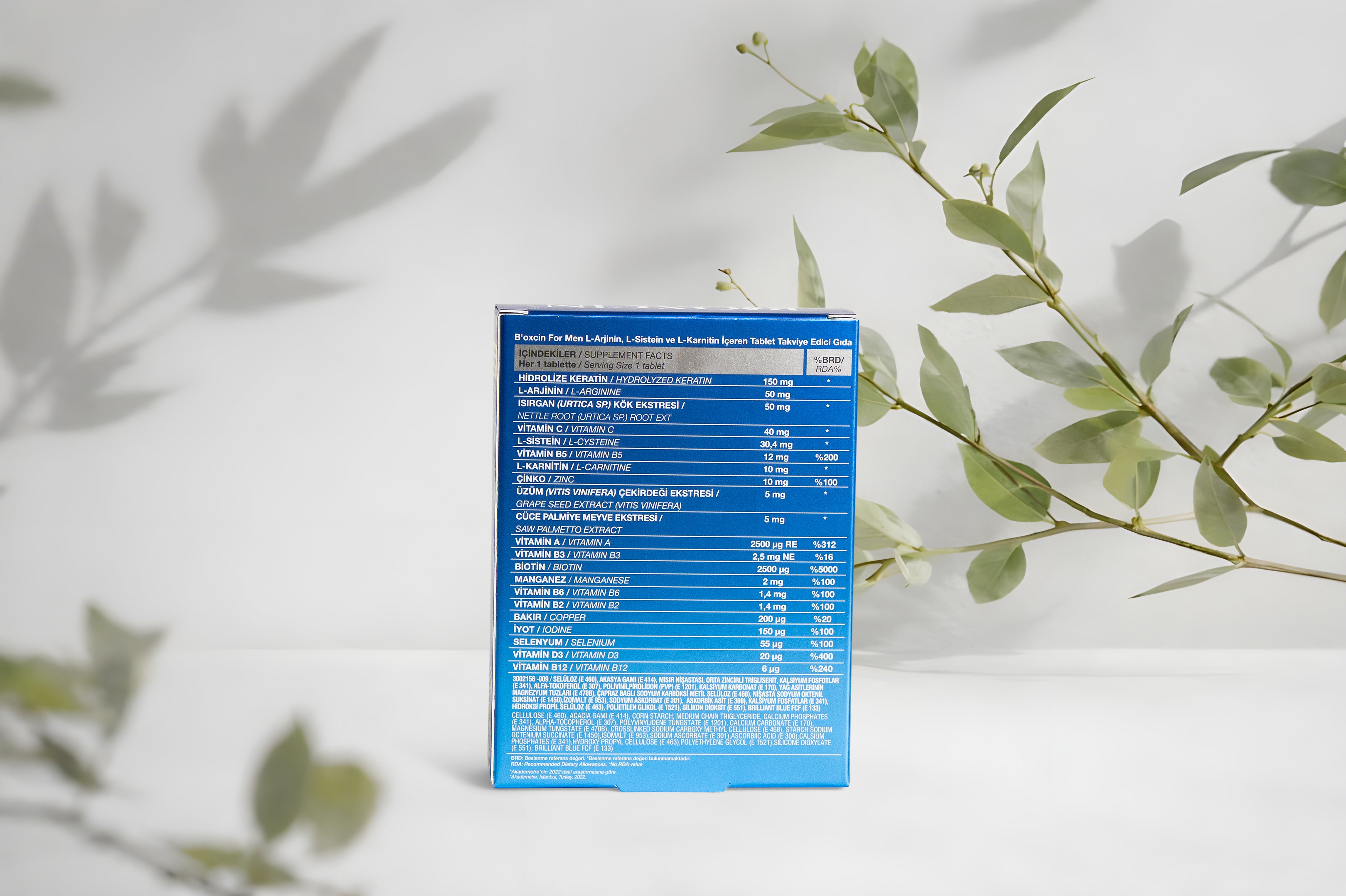 Bioxcin Men's Hair Tablets – Pour la santé des cheveux - 30 pièces