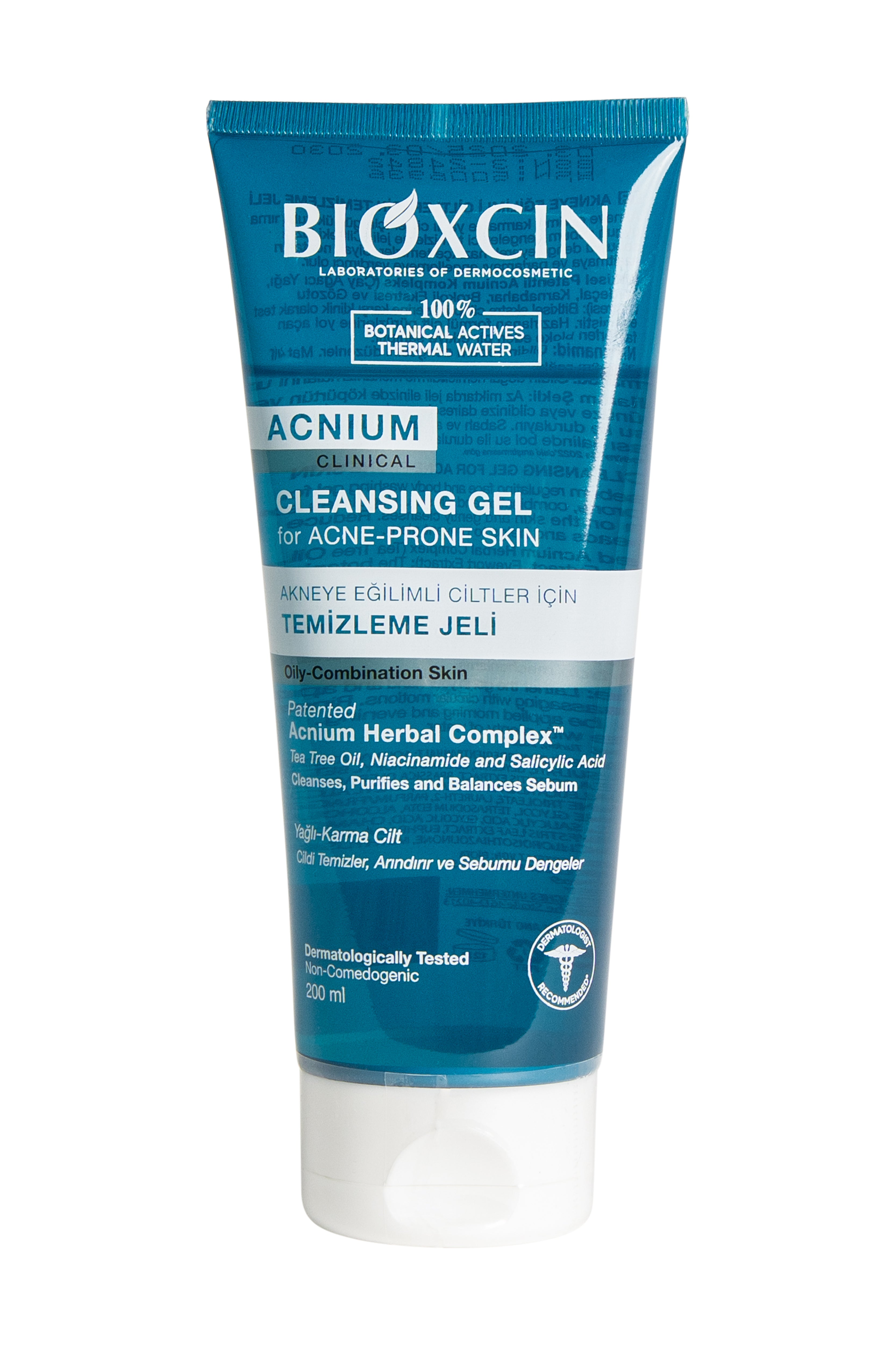 Bioxcin Acnium Reinigingsgel – Voor Acnegevoelige Huid – 200 ml