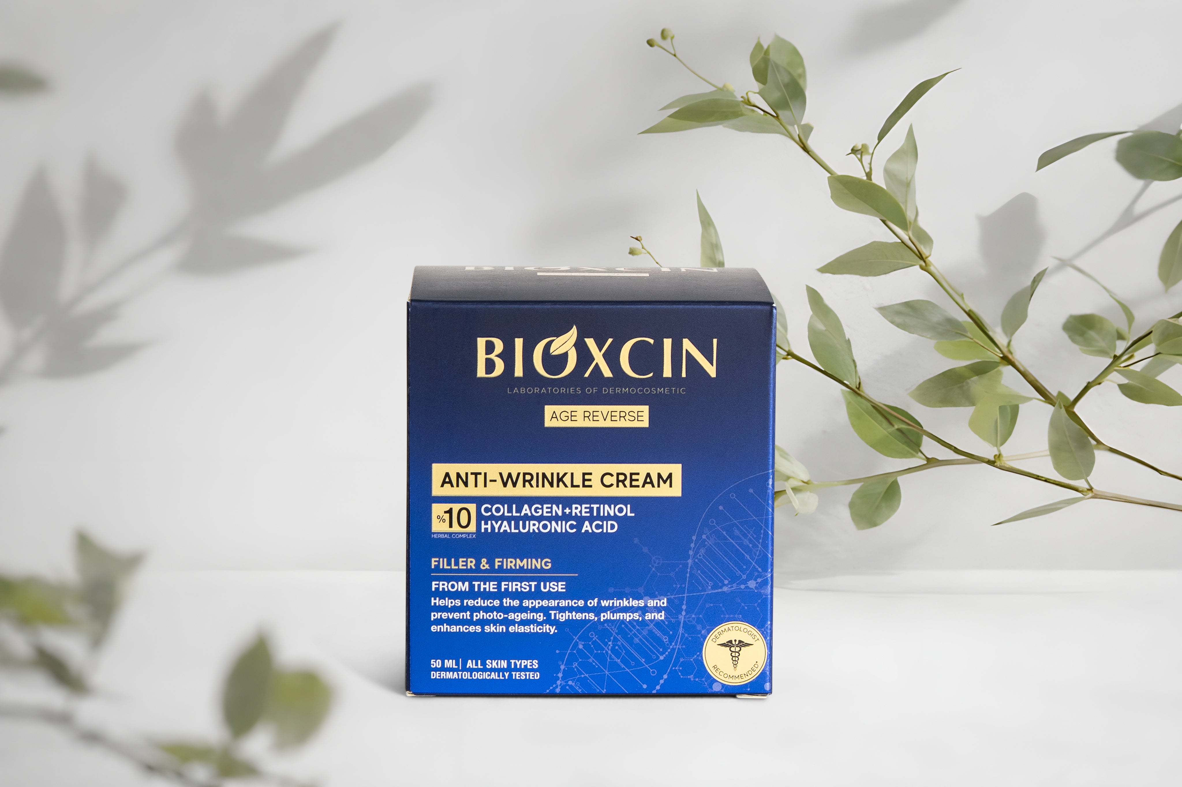 Bioxcin Anti-Wrinkle Crème - Hydratatie & Versteviging – 50 ml