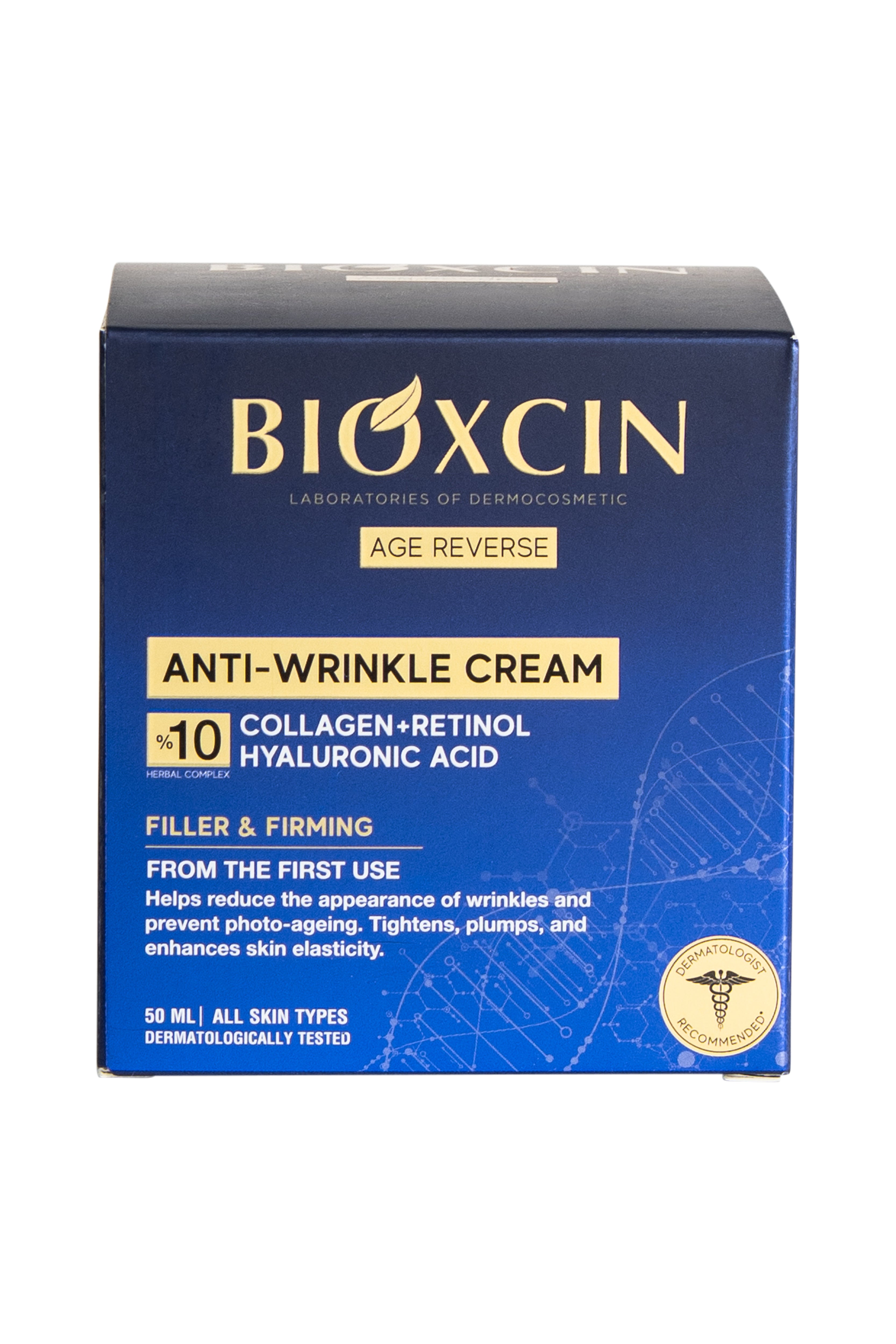 Bioxcin Anti-Wrinkle Crème - Hydratatie & Versteviging – 50 ml