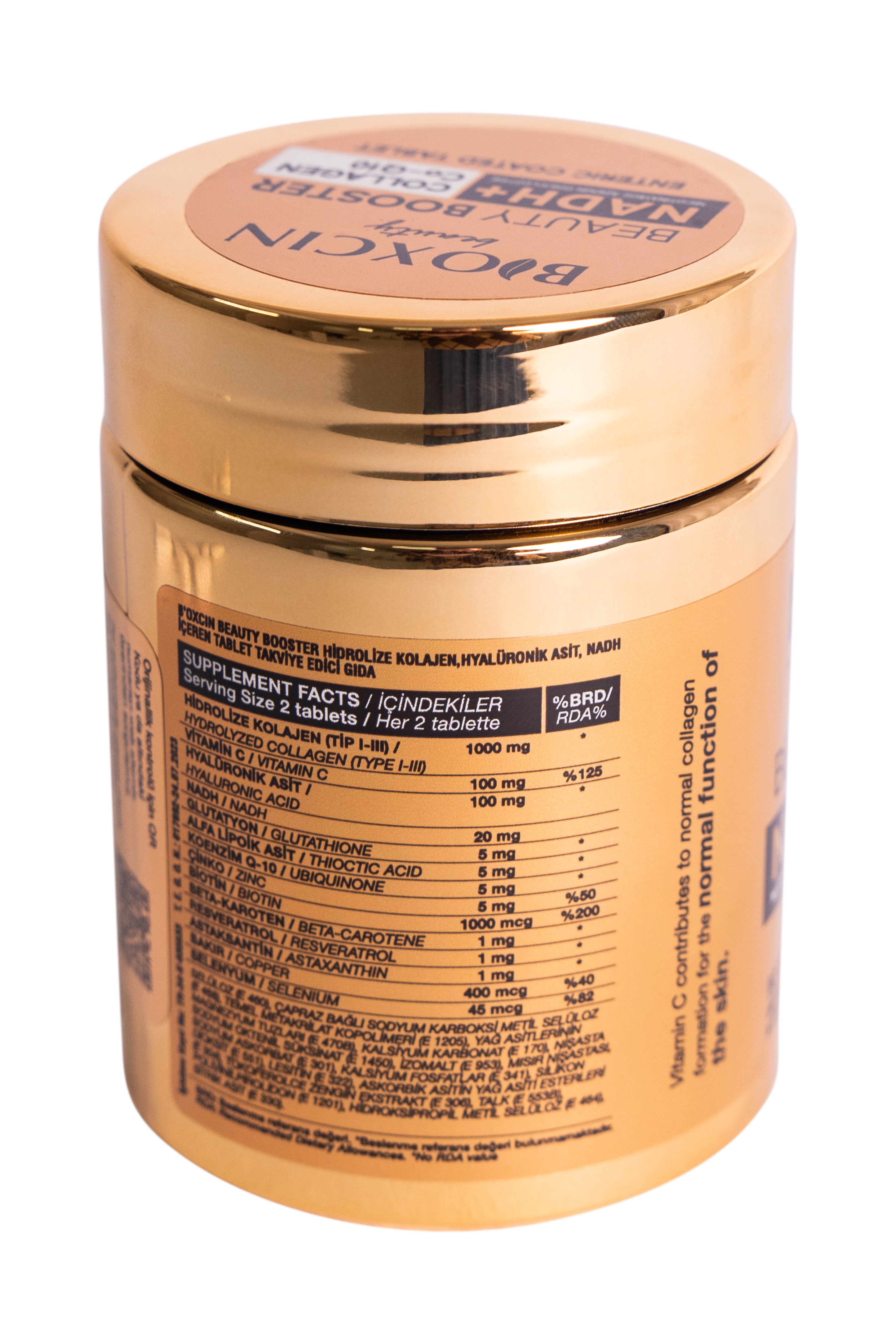 Bioxcin Beauty Booster – Voor haar, Huid & Nagels – 60 tabletten