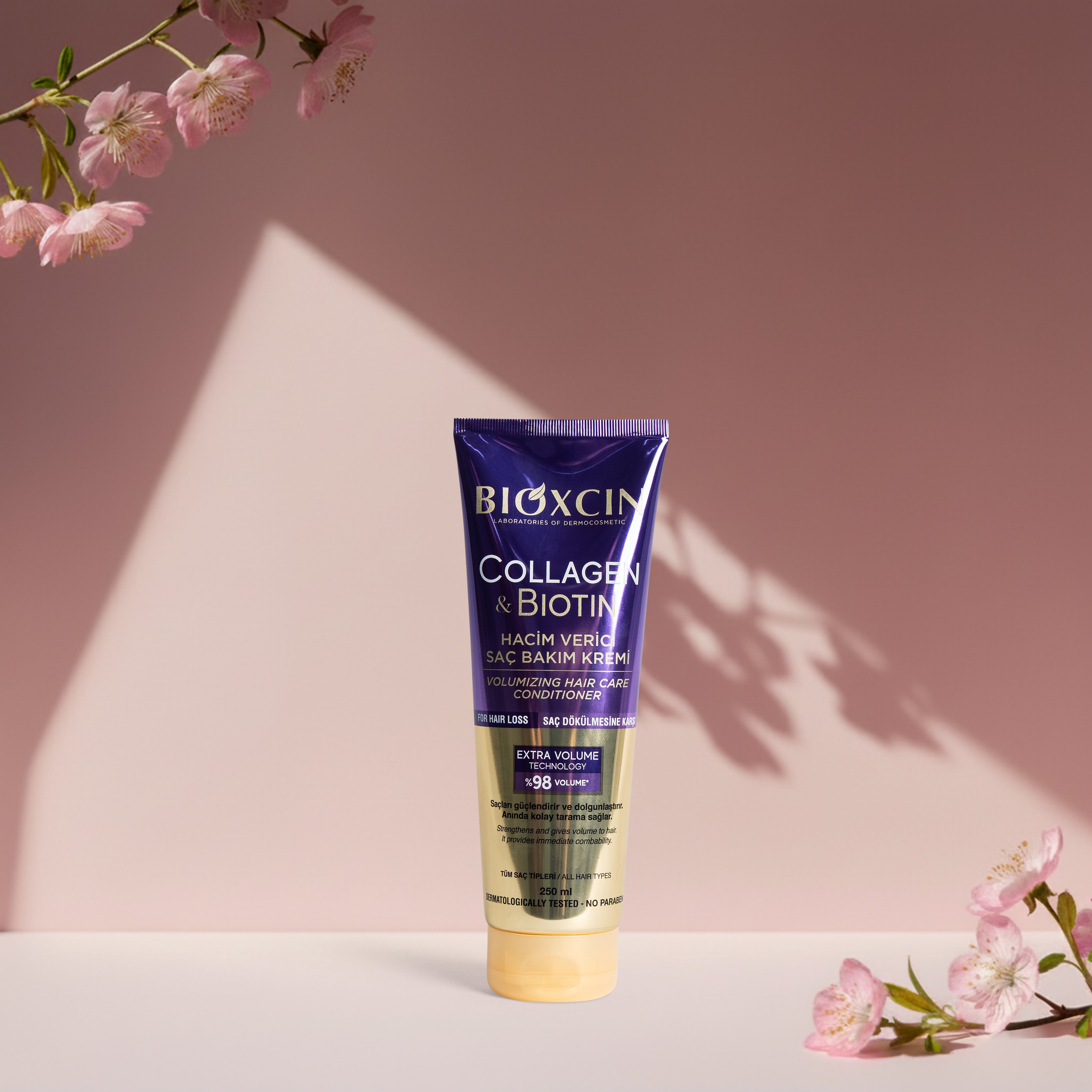 Bioxcin Collagen & Biotin Crème Conditioner – Volume & Dikker haar – 250 ml