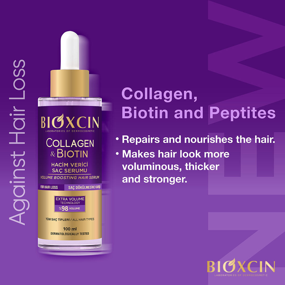 Bioxcin Collagen & Biotin Haarserum – Volume & Versterking - 100 ml