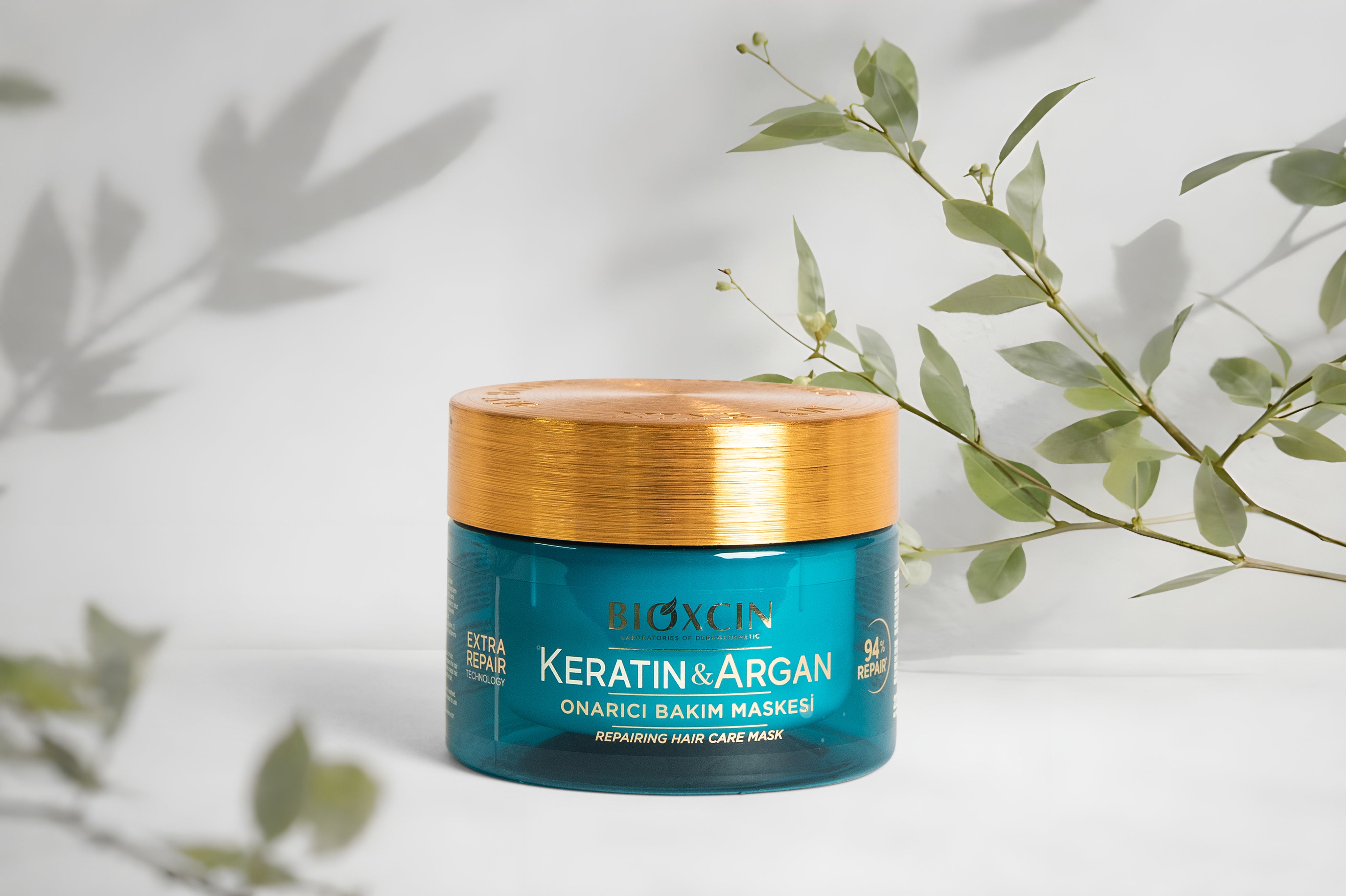 Bioxcin Keratin & Argan Masque Capillaire Réparateur - Réparation Intense - 225 ml