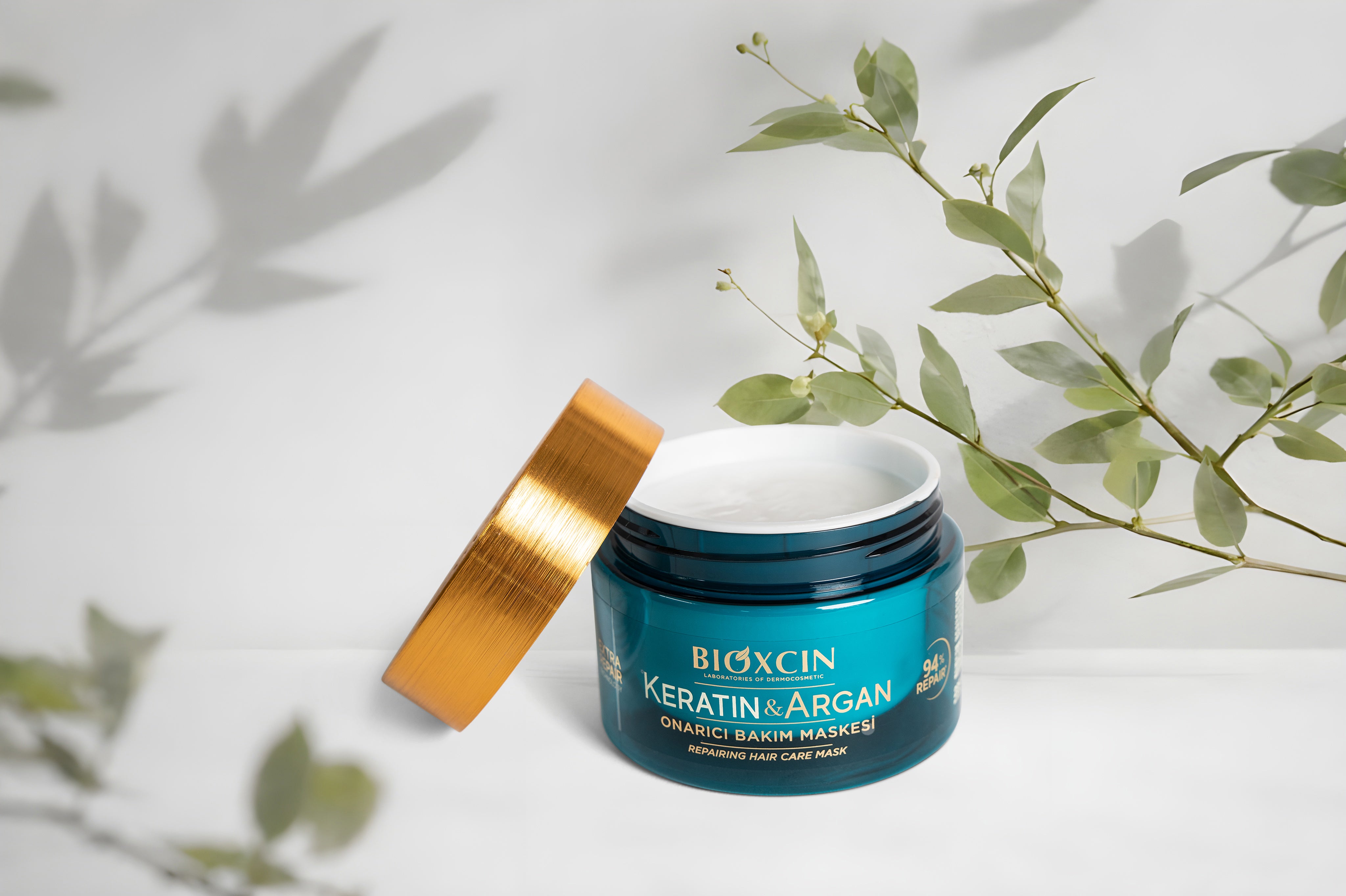 Bioxcin Keratin & Argan Masque Capillaire Réparateur - Réparation Intense - 225 ml