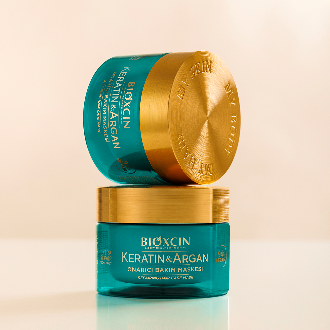Bioxcin Keratin & Argan Masque Capillaire Réparateur - Réparation Intense - 225 ml