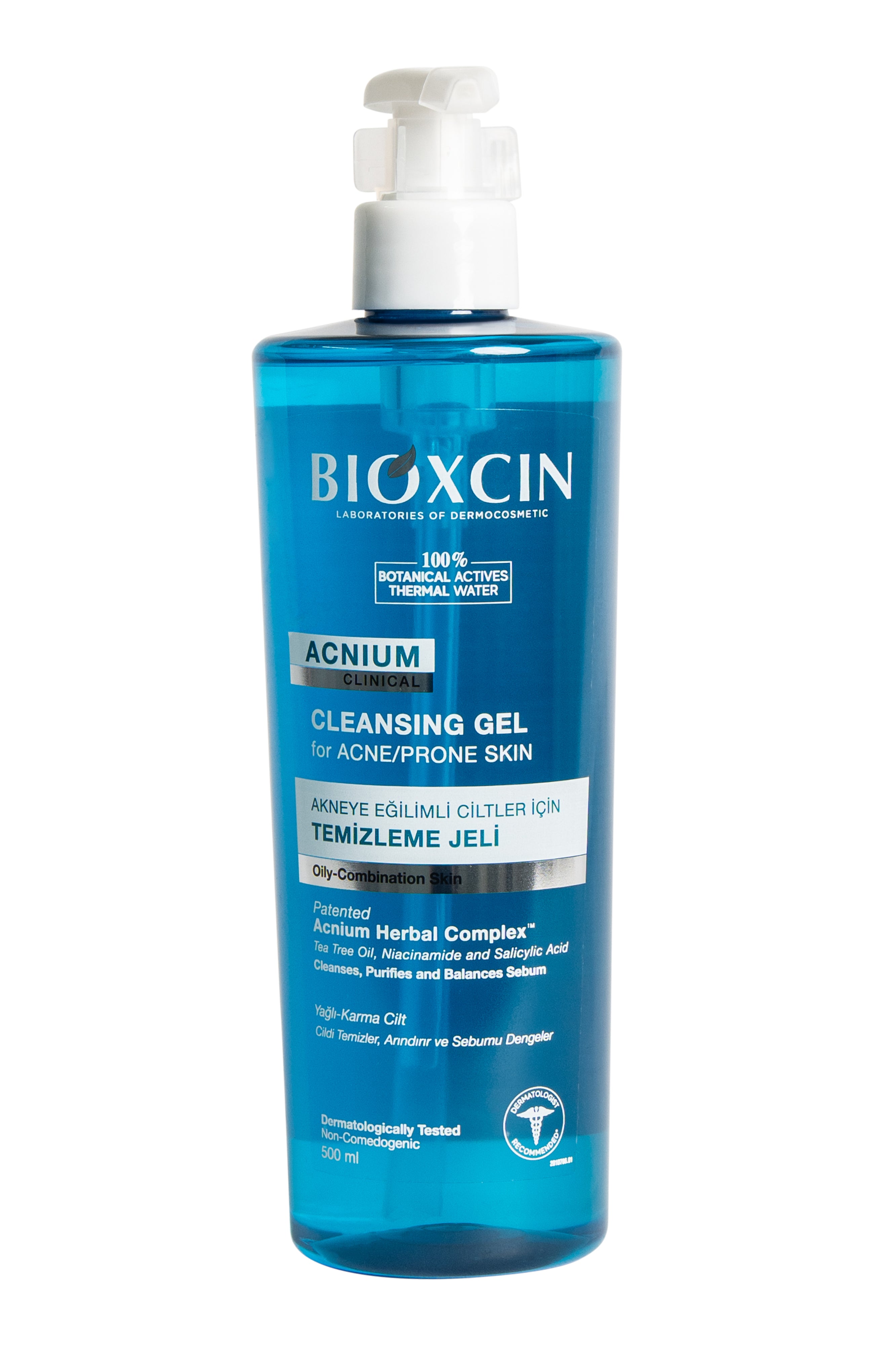 Bioxcin Acnium Reinigingsgel – Voor Acnegevoelige Huid – 500 ml
