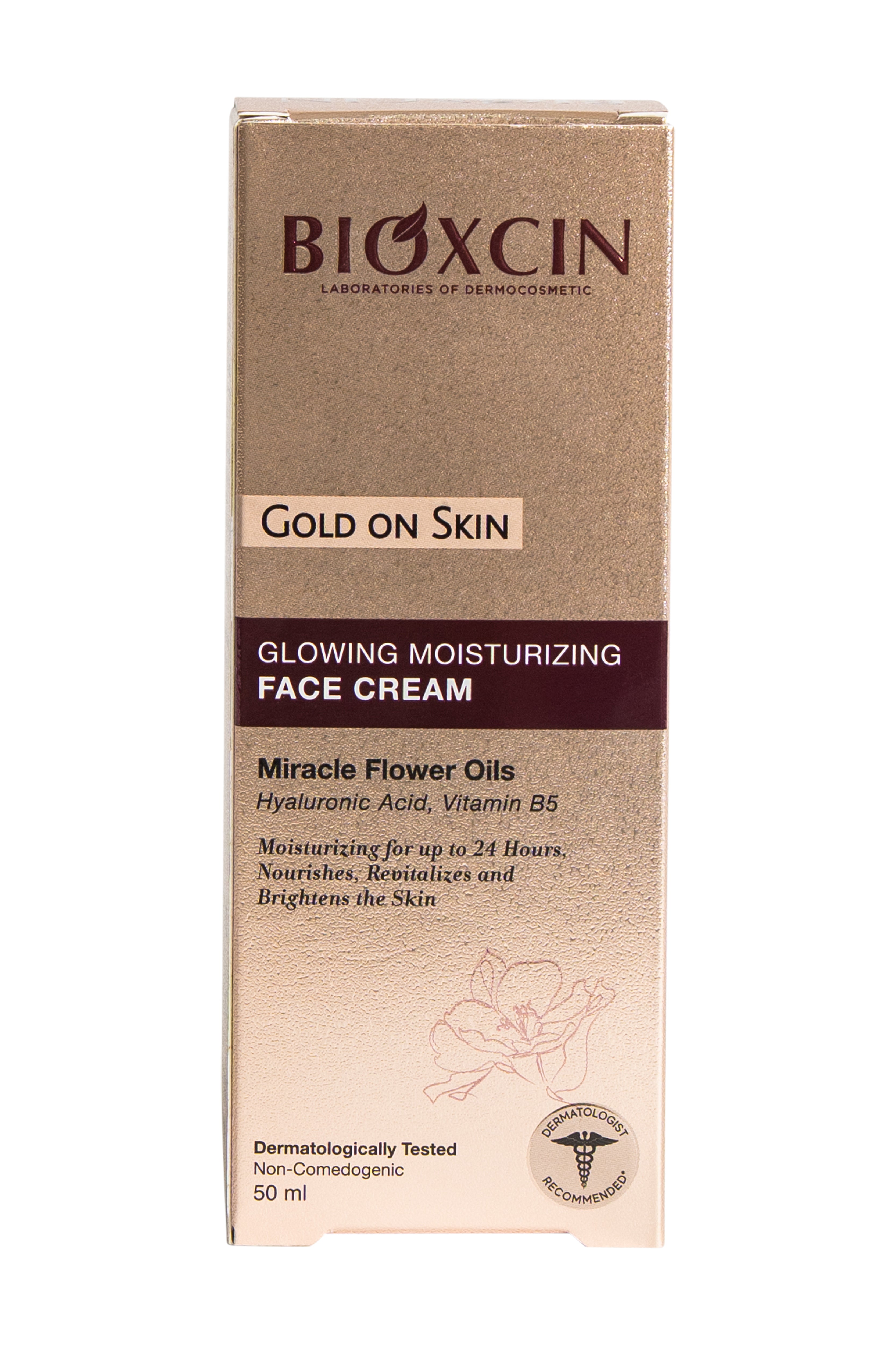 Bioxcin Gold On Skin Hydraterende gezichtscrème – Hydratatie & Stralende huid - 50 ml