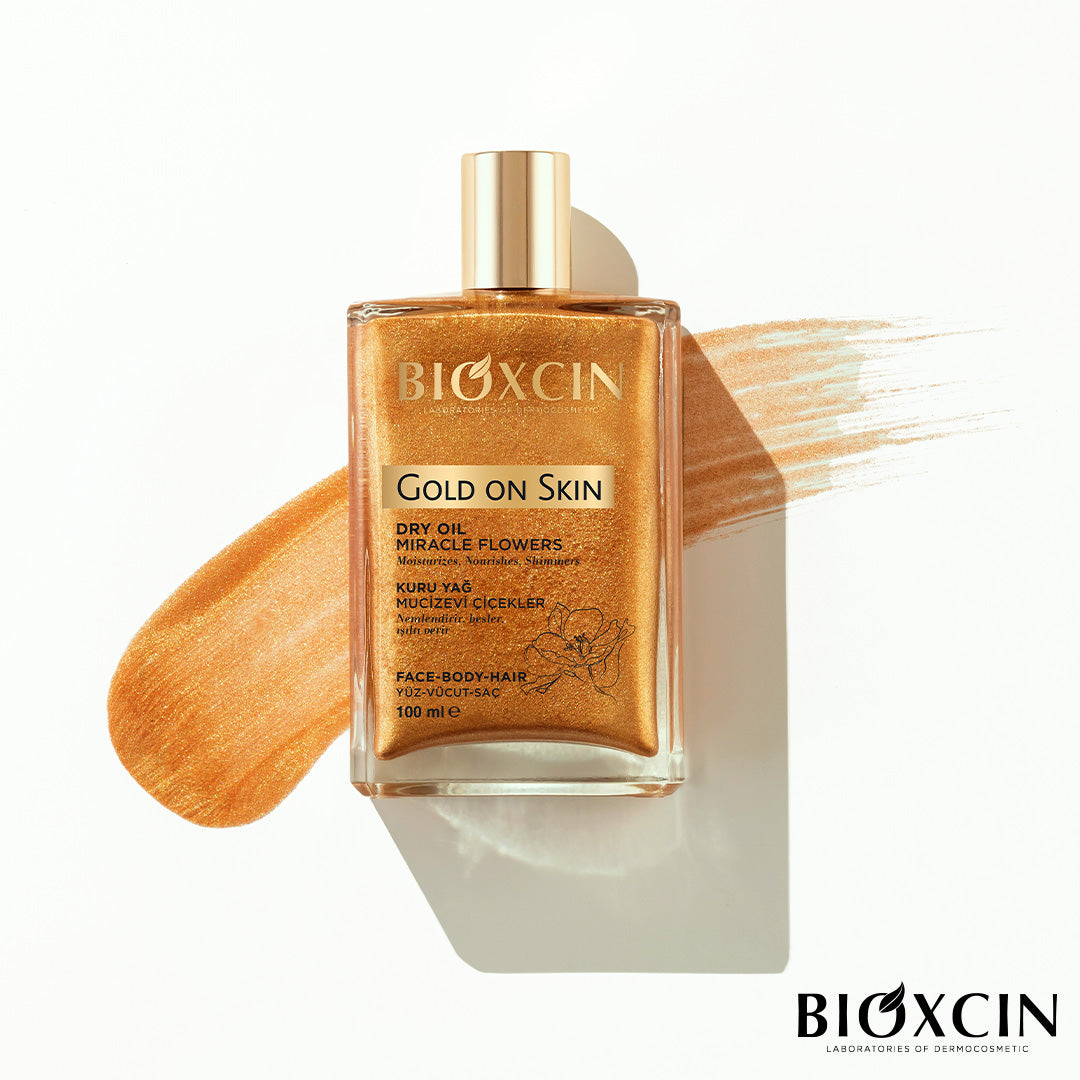 Bioxcin Gold On Skin Goudglanzende Droge Olie – 100 ml