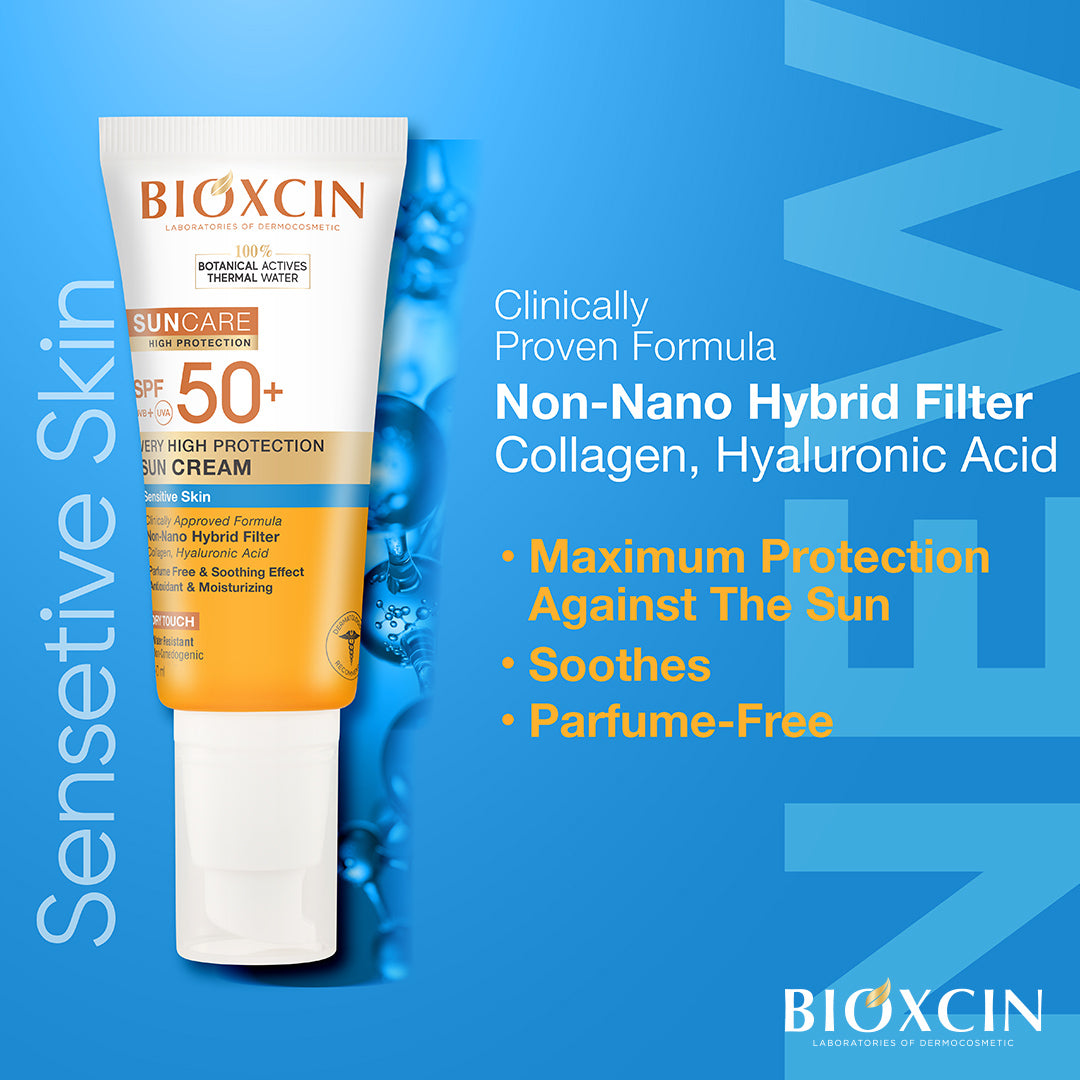 Bioxcin Sun Care Zonnecrème Gevoelige Huid SPF 50+ – 50 ml