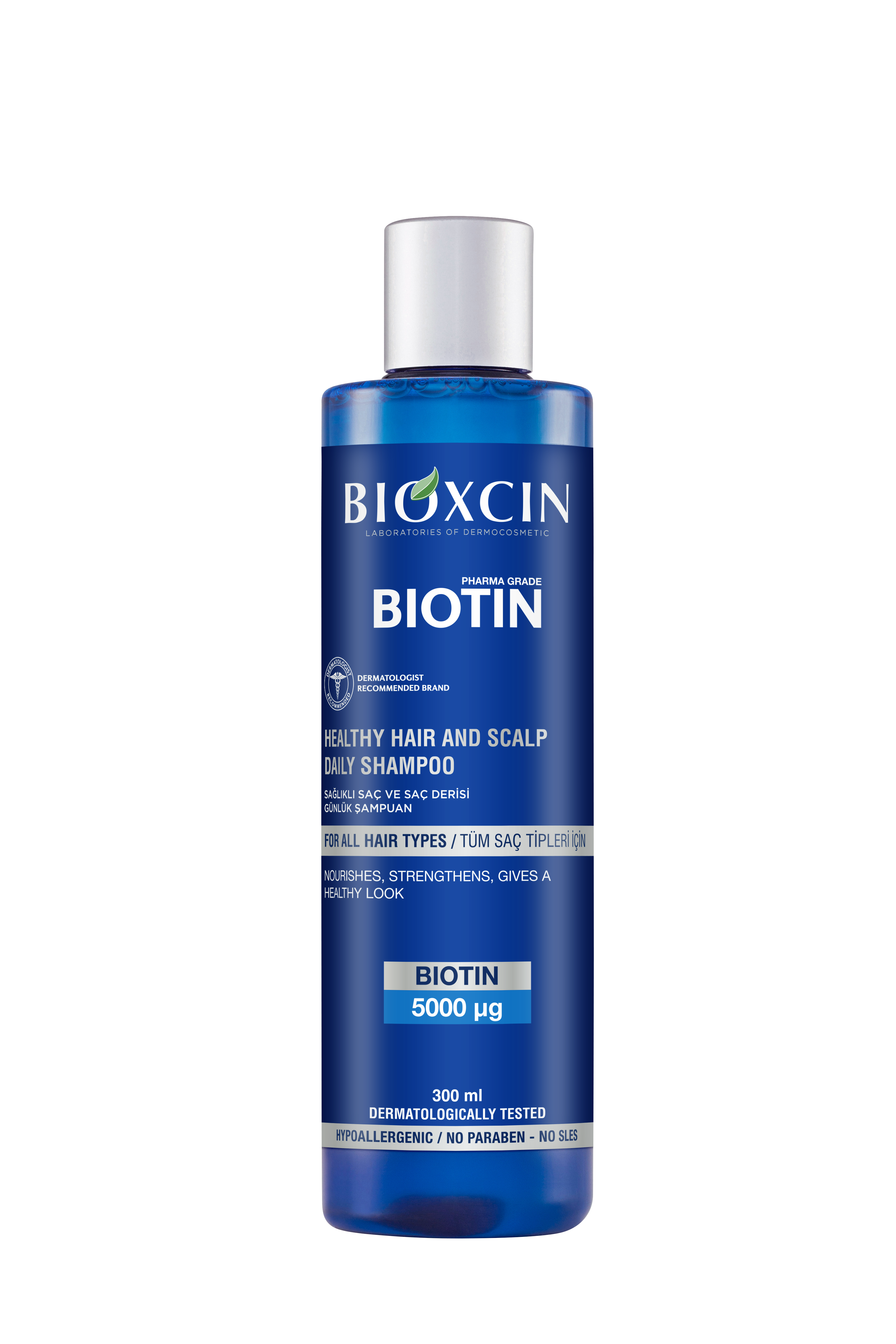 Bioxcin Biotin Shampoo voor Voller & Sterker Haar – 300 ml