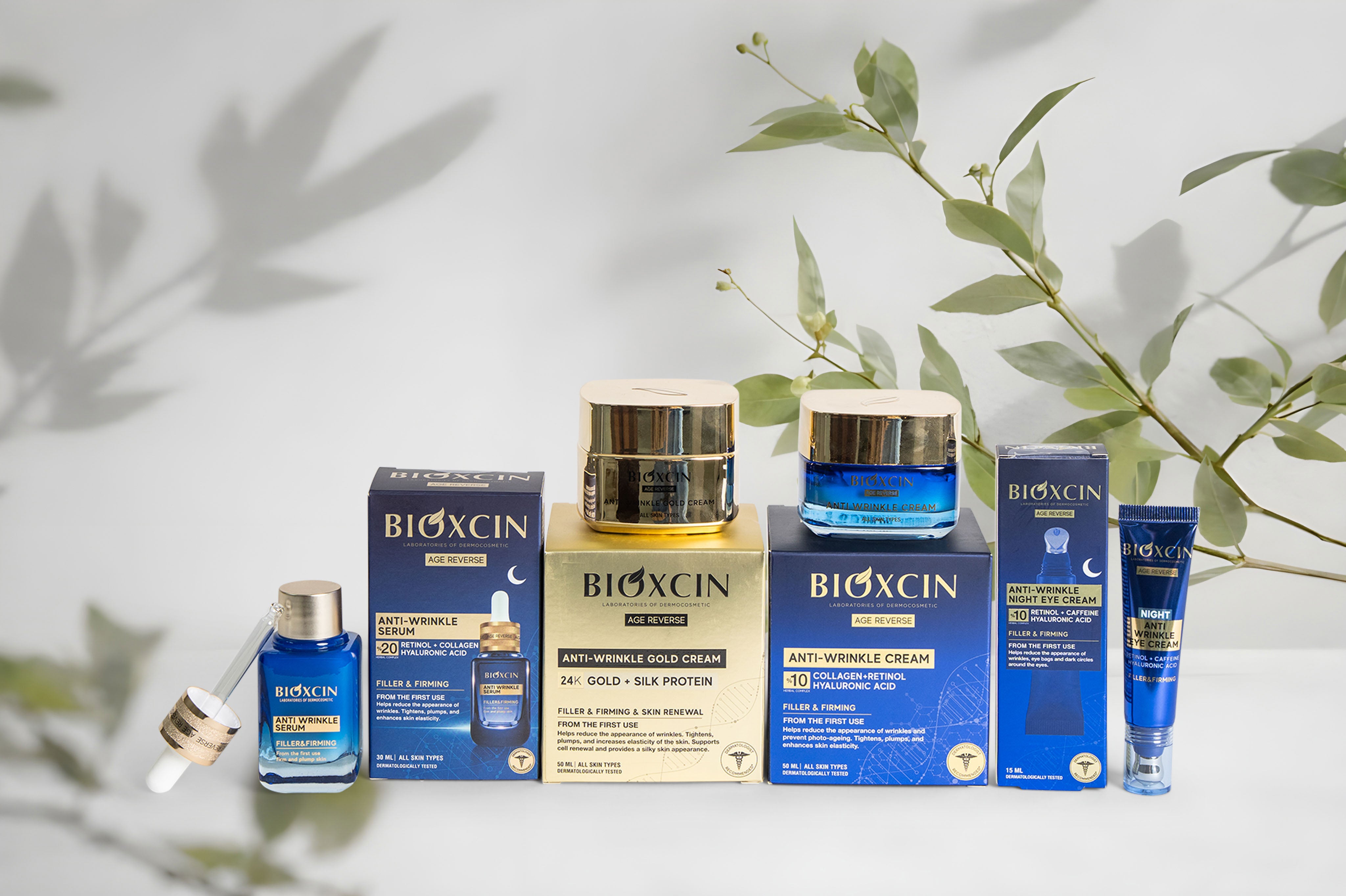 Bioxcin Age Reverse-seriebundel met Gold Cream
