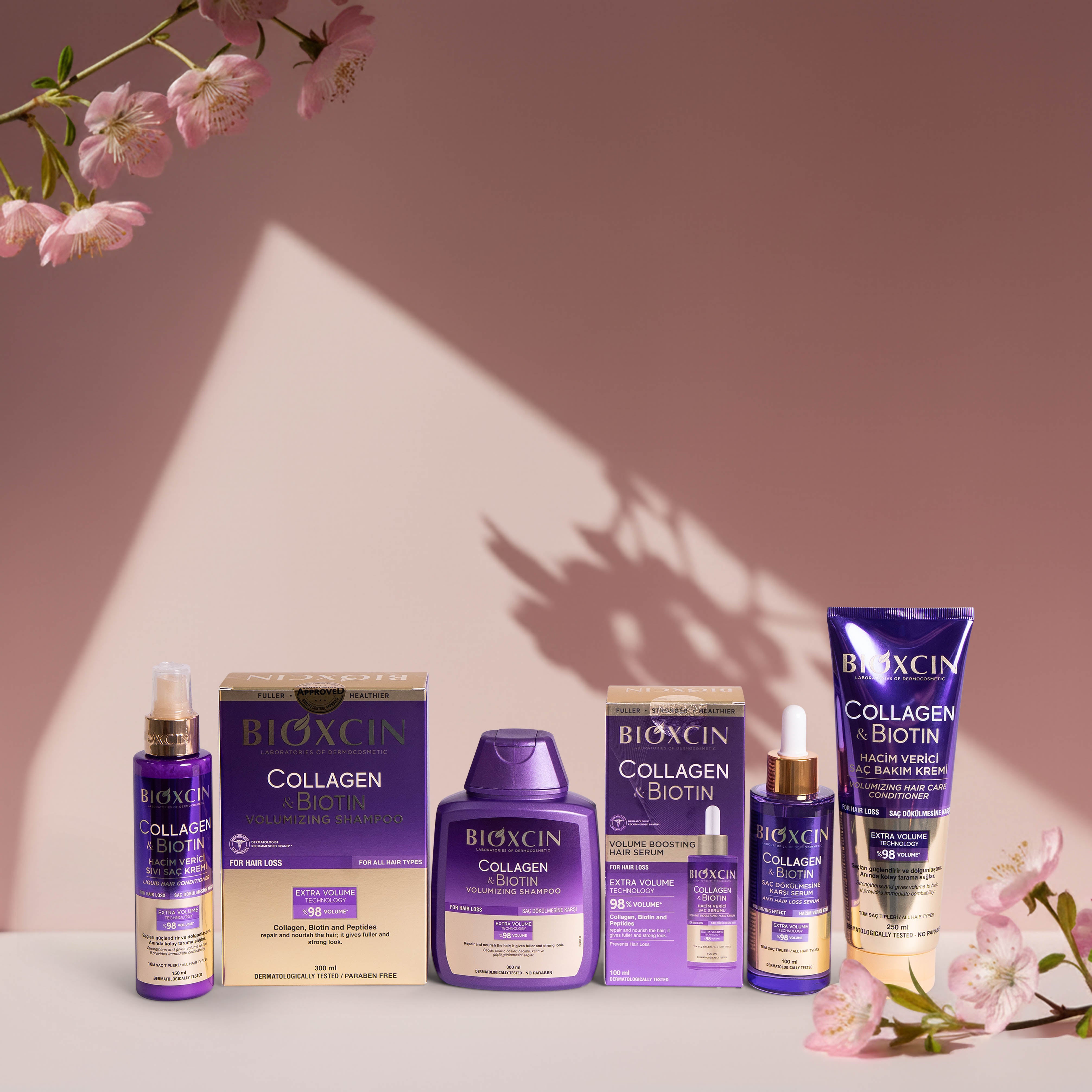 Bioxcin Collagen & Biotin-seriebundel