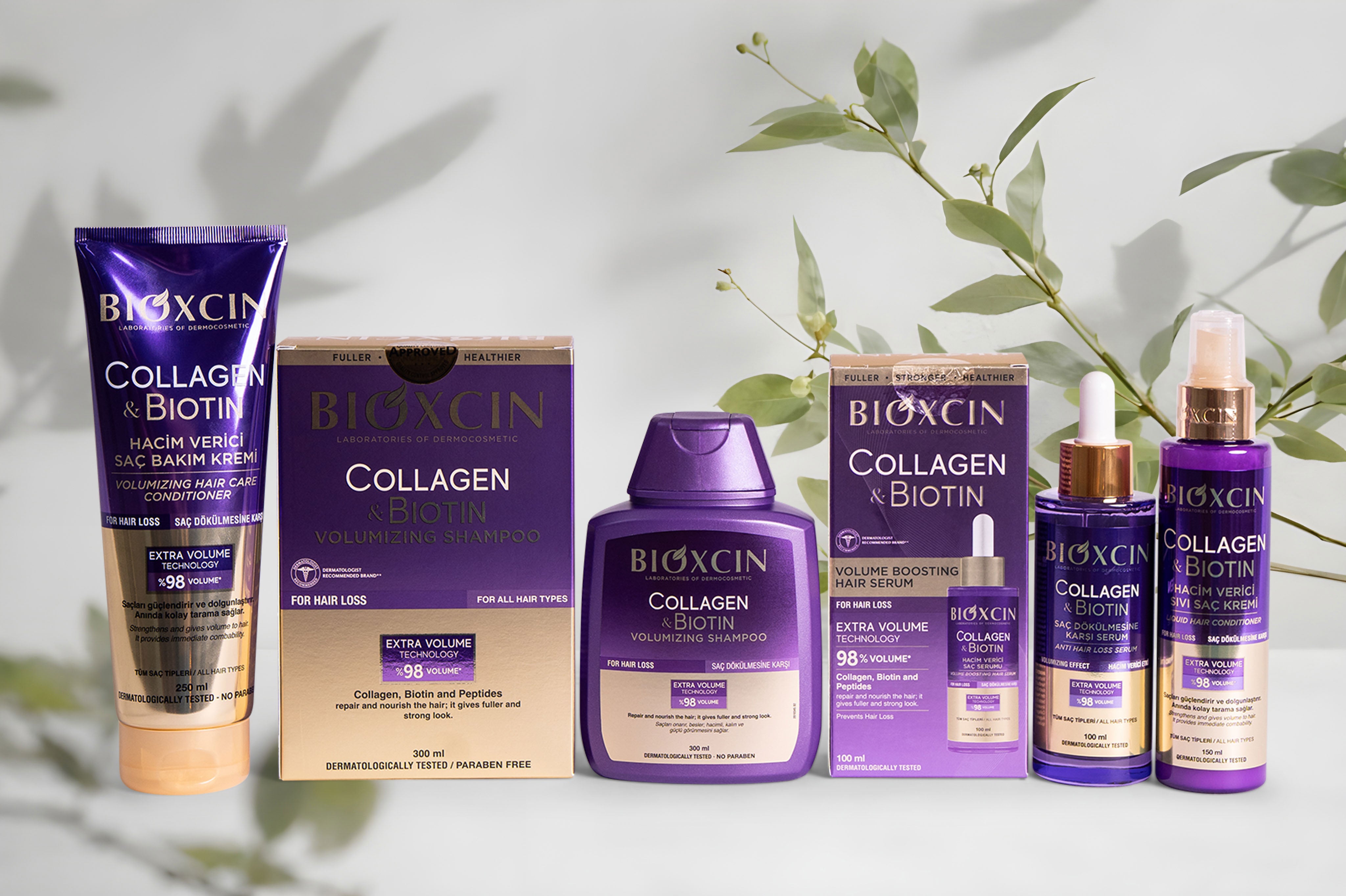 Bioxcin Collagen & Biotin-seriebundel