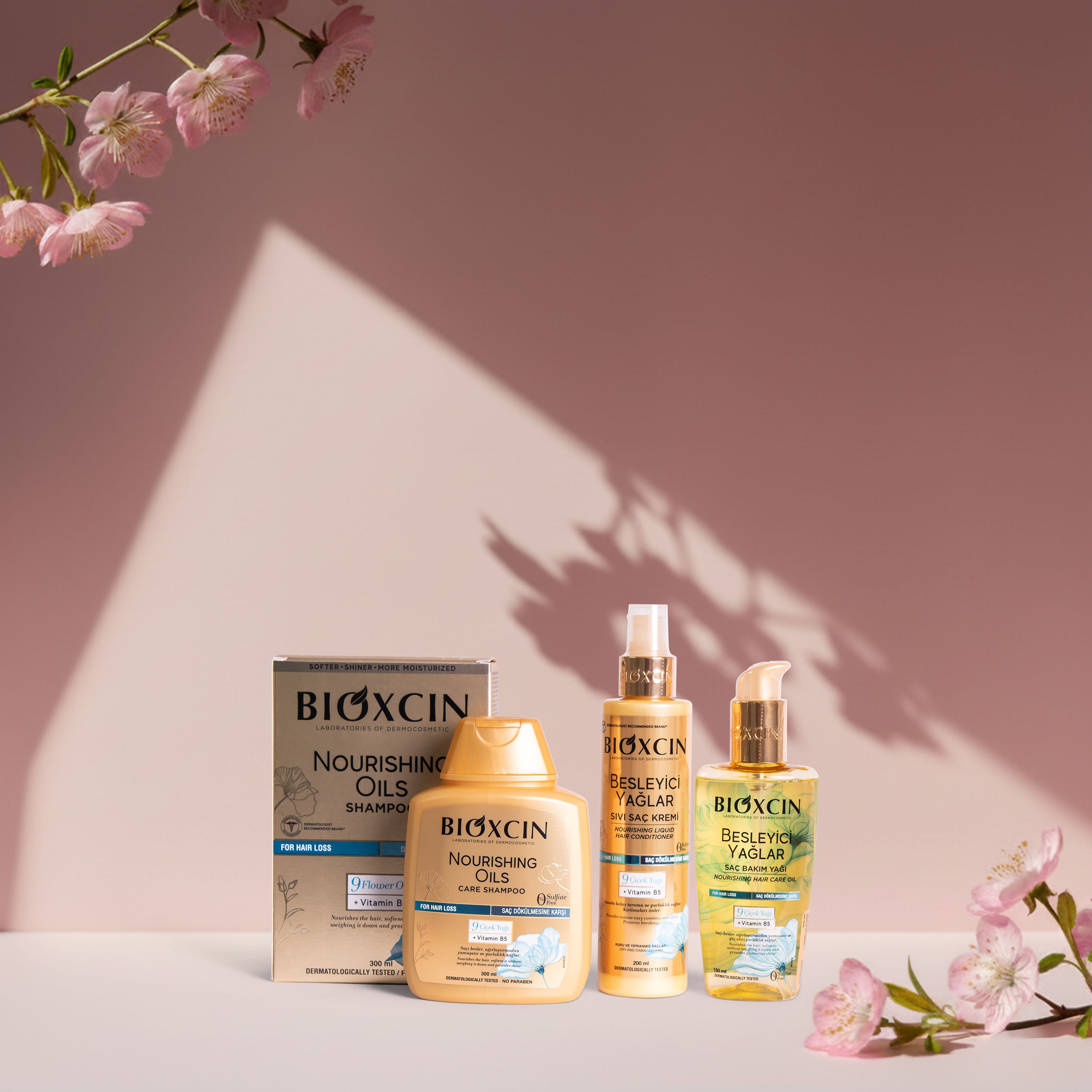 Bioxcin Nourishing Oil-seriebundel