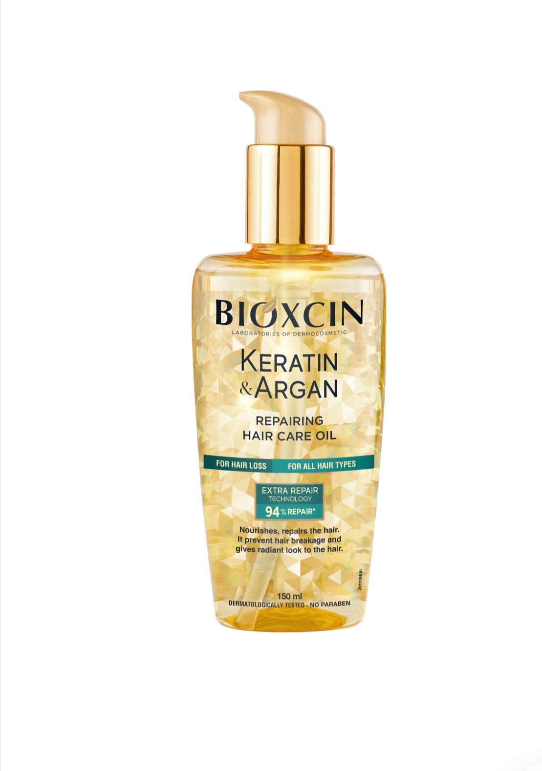 Bioxcin Keratin & Argan Haarolie – Herstel & Glans – 150 ml