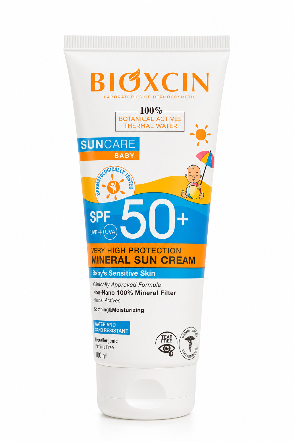 Bioxcin Sun Care Minerale Zonnecrème voor Baby’s SPF 50+